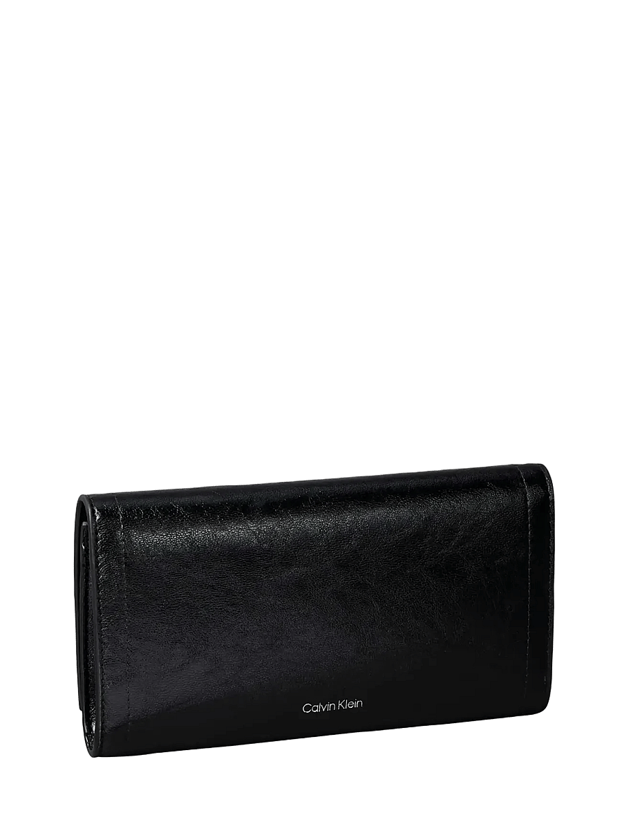 Calvin Klein - EMBLEM HW LONG BIFOLD - plånböcker - black - 1