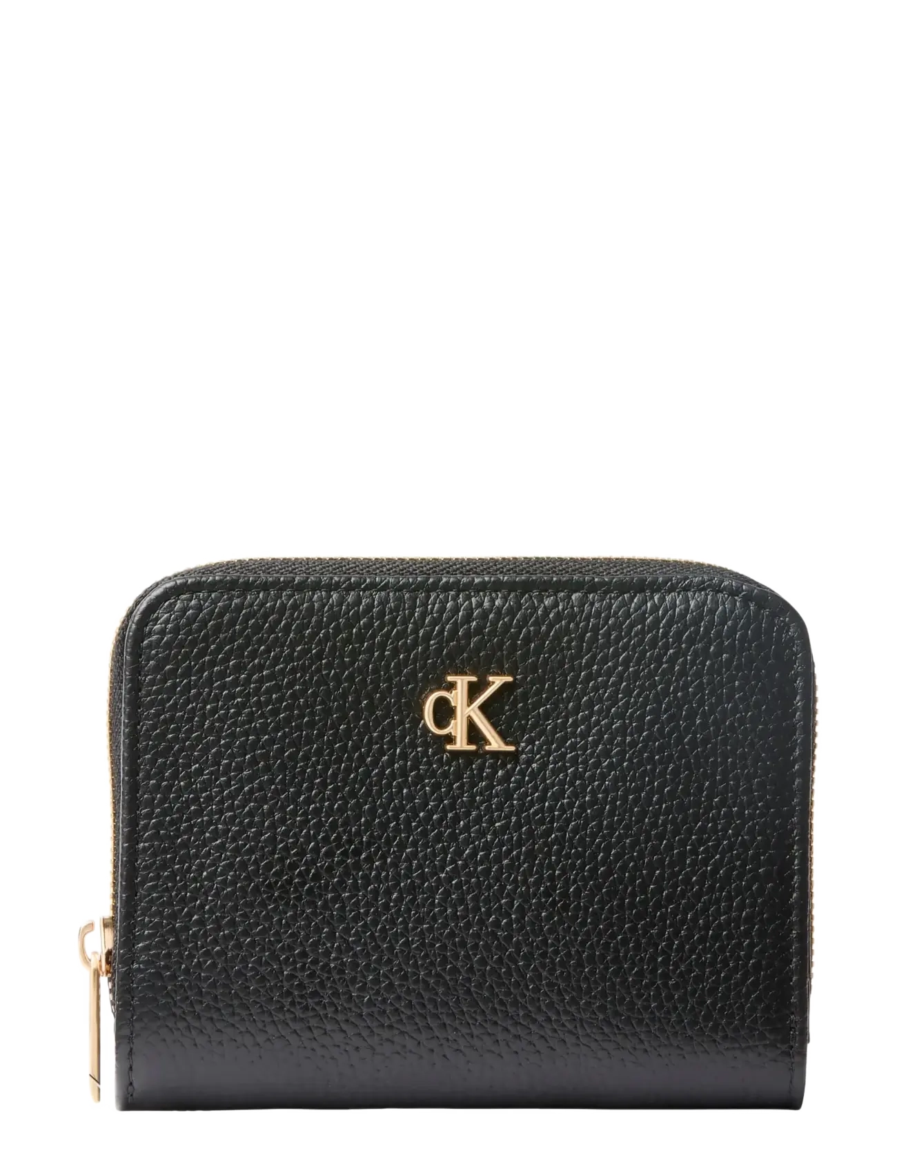 Calvin Klein MEDIUM FLAP ZIP AROUND - Rahakotid - BLACK / black
