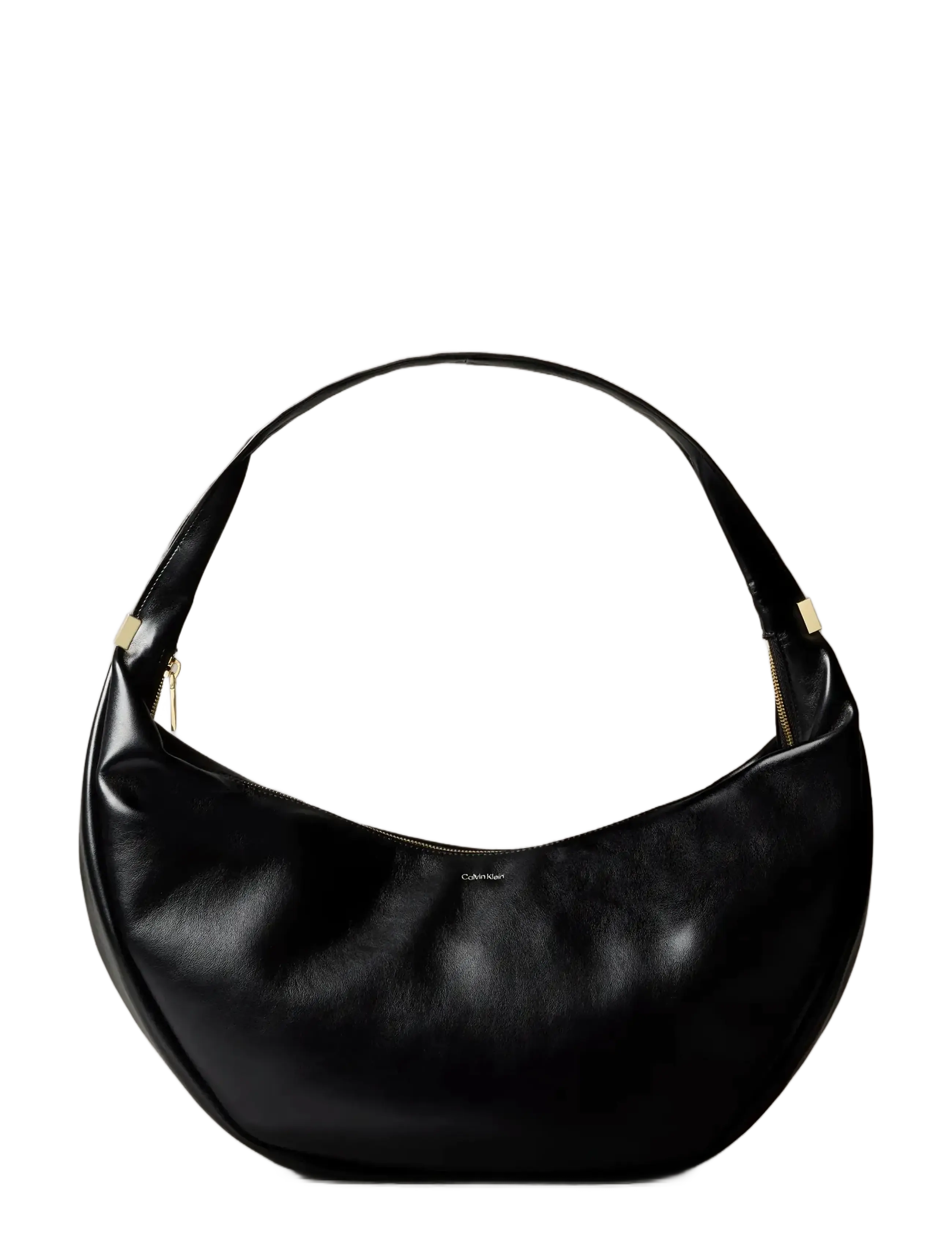 Calvin Klein PINCHED SOFT CRESCENT LG - Kotid - BLACK / black