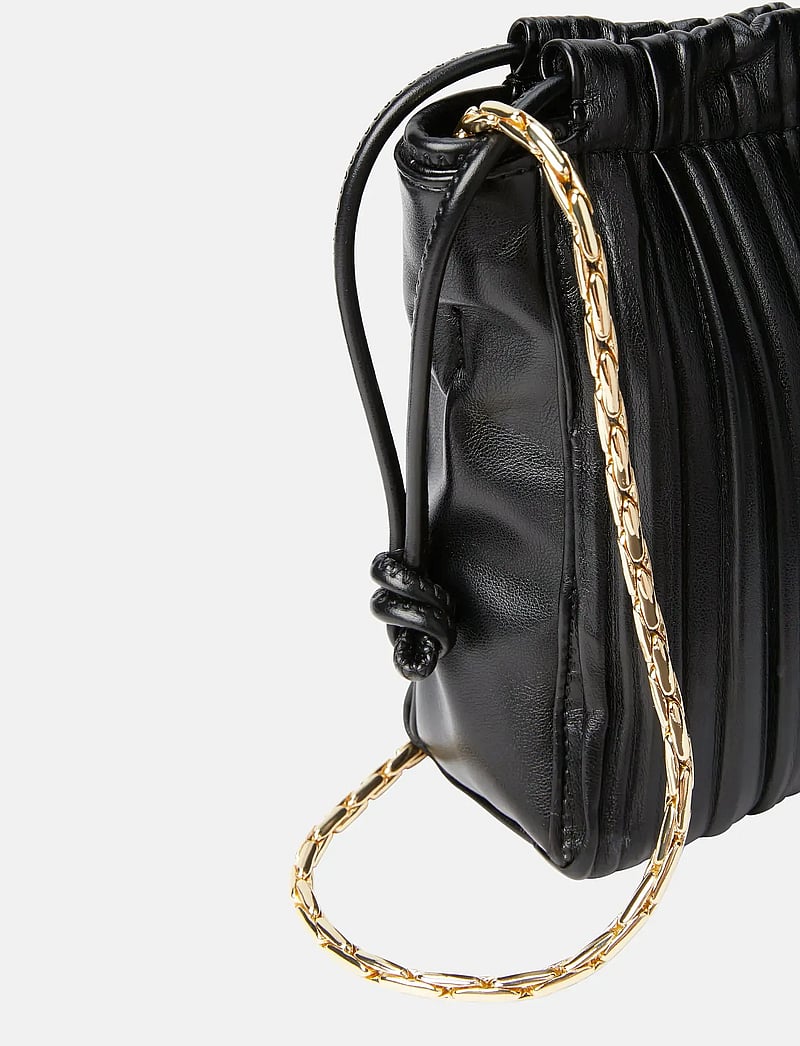 Calvin Klein - DRAWSTRING PLISSE CROSSBODY - crossbody bags - black - 3
