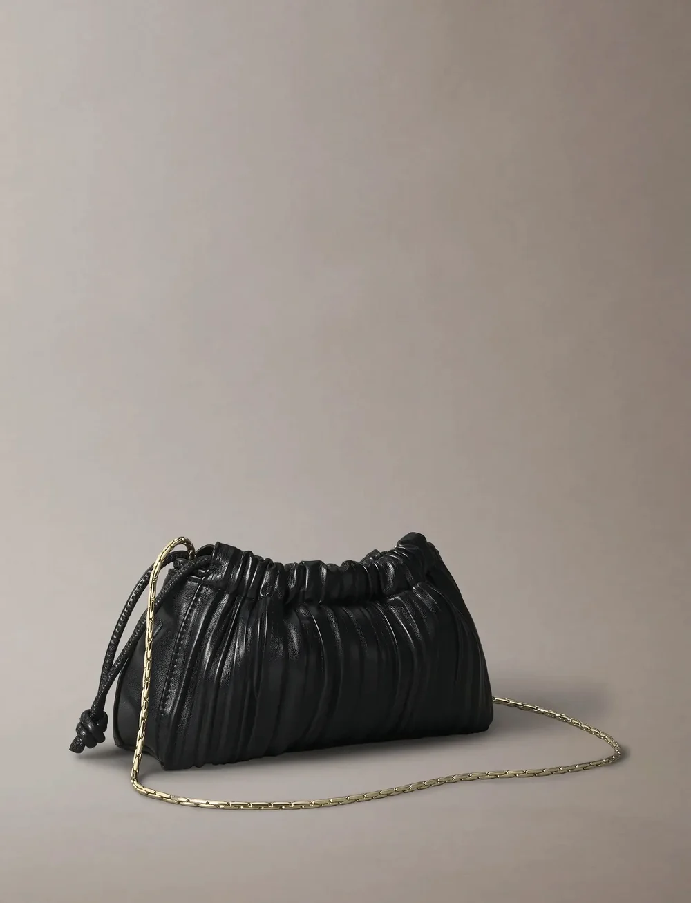 Calvin Klein - DRAWSTRING PLISSE CONV MINI CB P - speciella tillfällen - black - 3