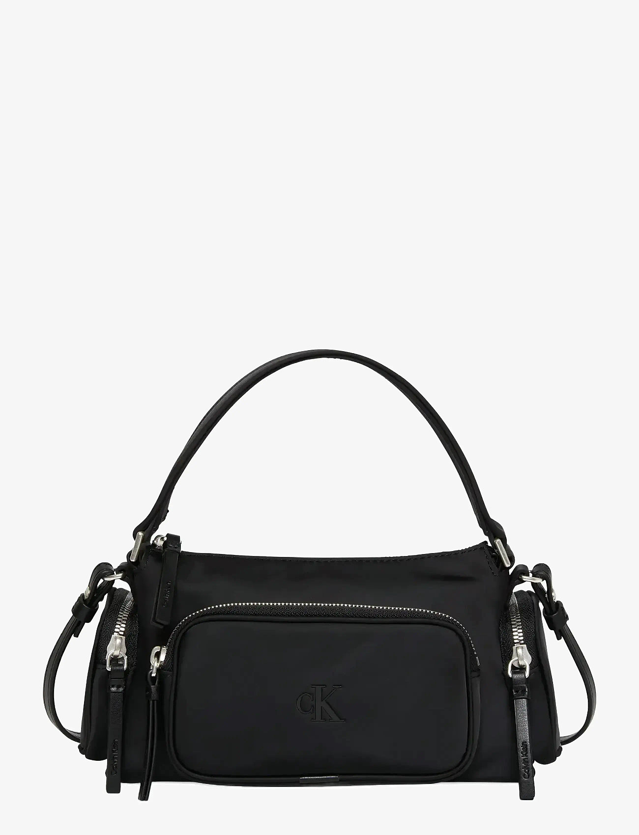 Calvin Klein - POCKET NYLON BAG W/ STRAP - særlige begivenheder - black - 0