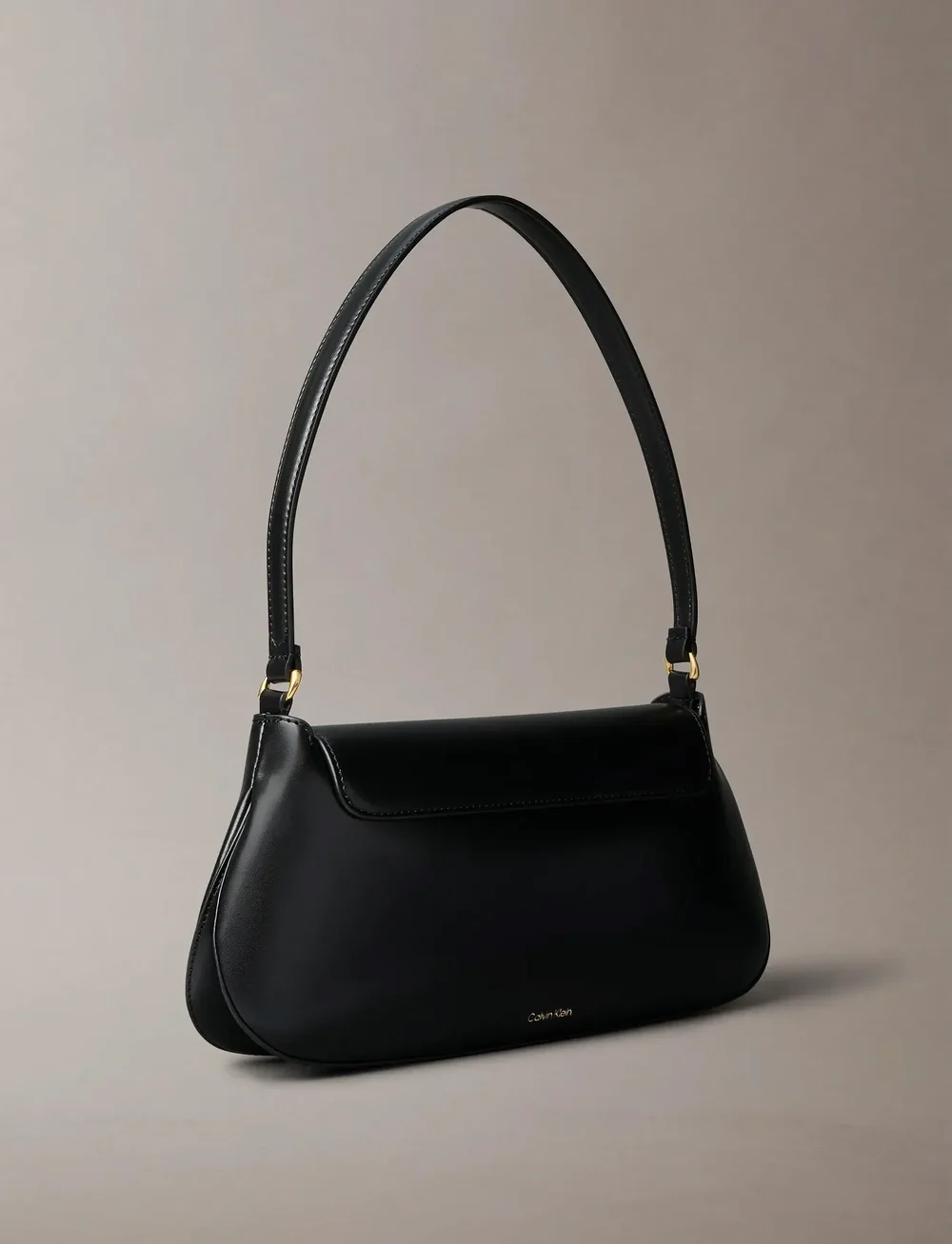 Calvin Klein - HARDWARE FLAP SHOULDER BAG - særlige begivenheder - black - 4