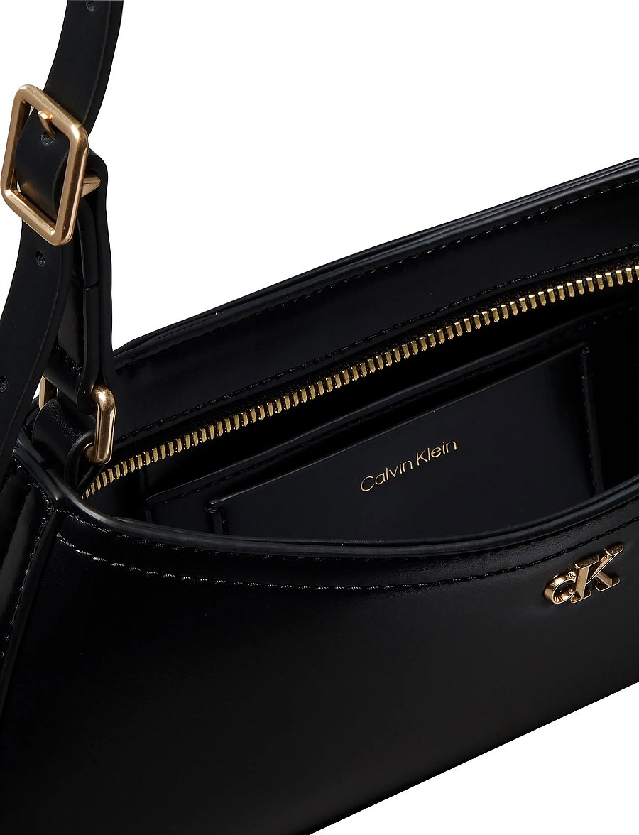 Calvin Klein - CK SMALL SHOULDER BAG - shoulder bags - black - 4