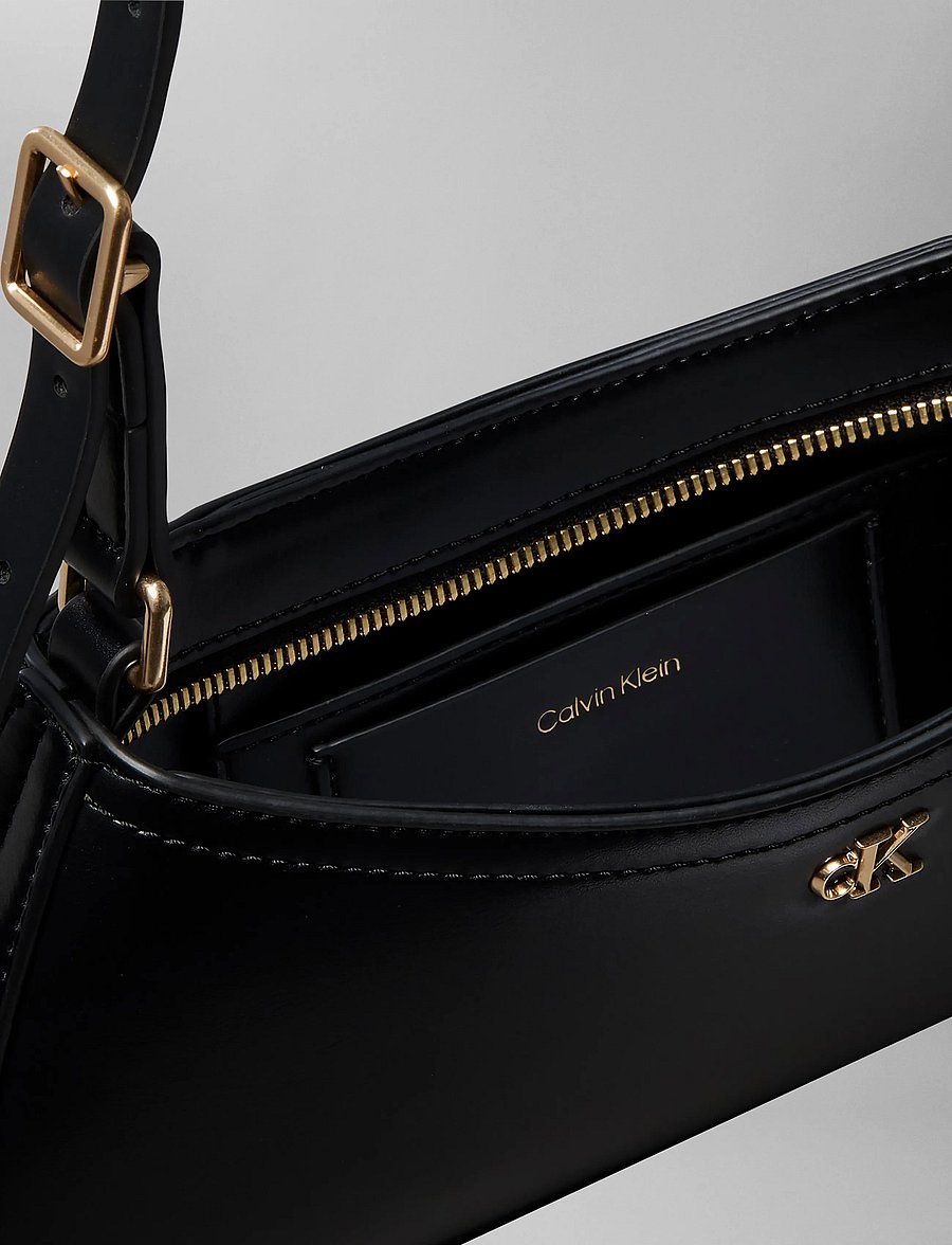 Calvin Klein - CK SMALL SHOULDER BAG - shoulder bags - black - 5