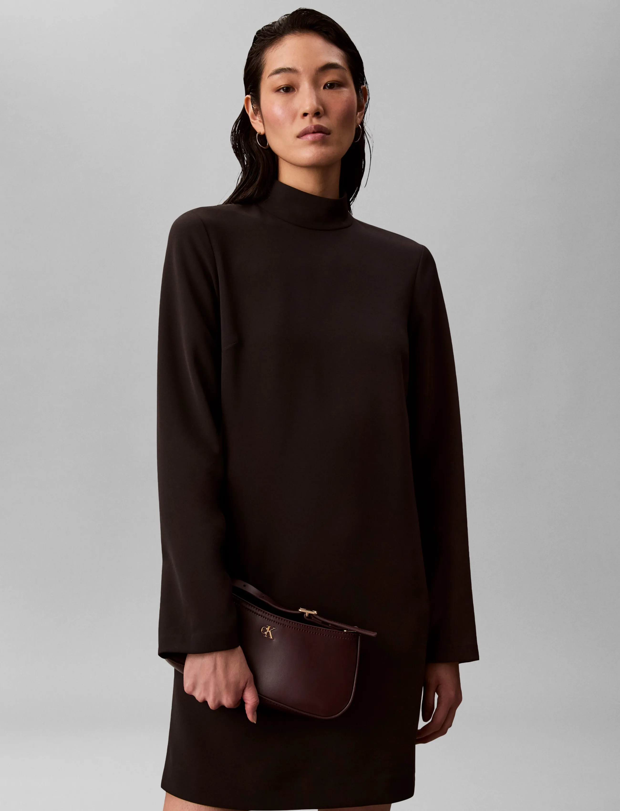 Calvin Klein - CK SMALL SHOULDER BAG - alltags-style - fudge - 0