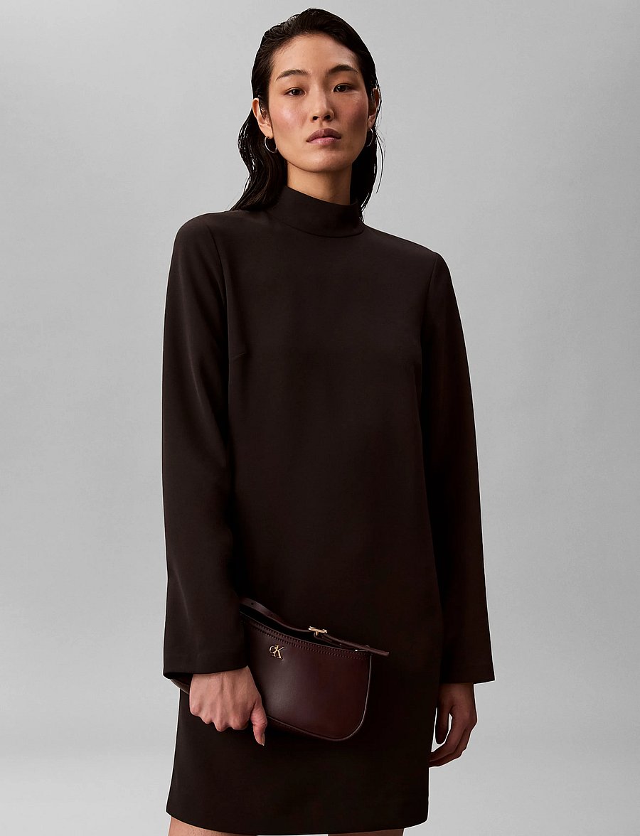 Calvin Klein - CK SMALL SHOULDER BAG - alltags-style - fudge - 0