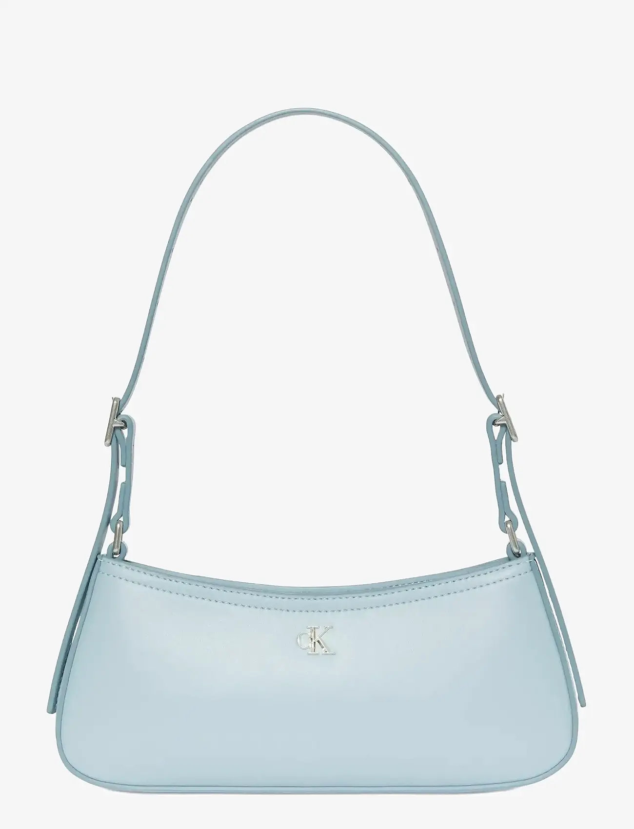 Calvin Klein - CK SMALL SHOULDER BAG - særlige begivenheder - palest blue - 0