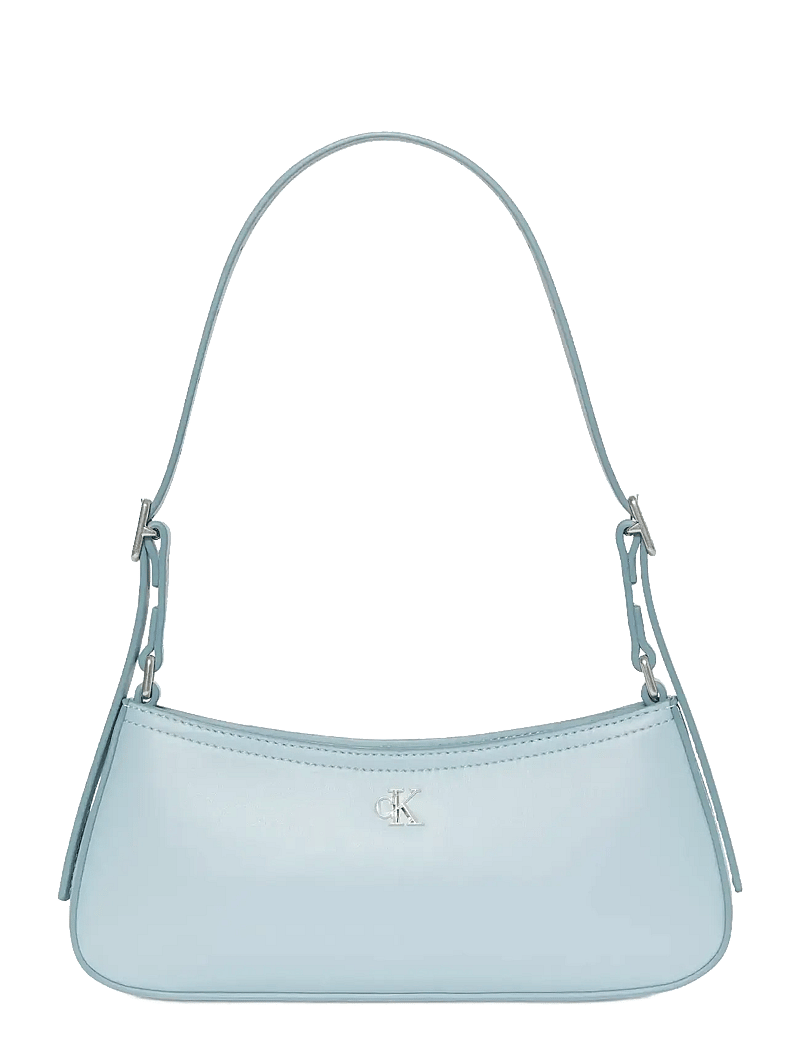 Calvin Klein - CK SMALL SHOULDER BAG - særlige begivenheder - palest blue - 0