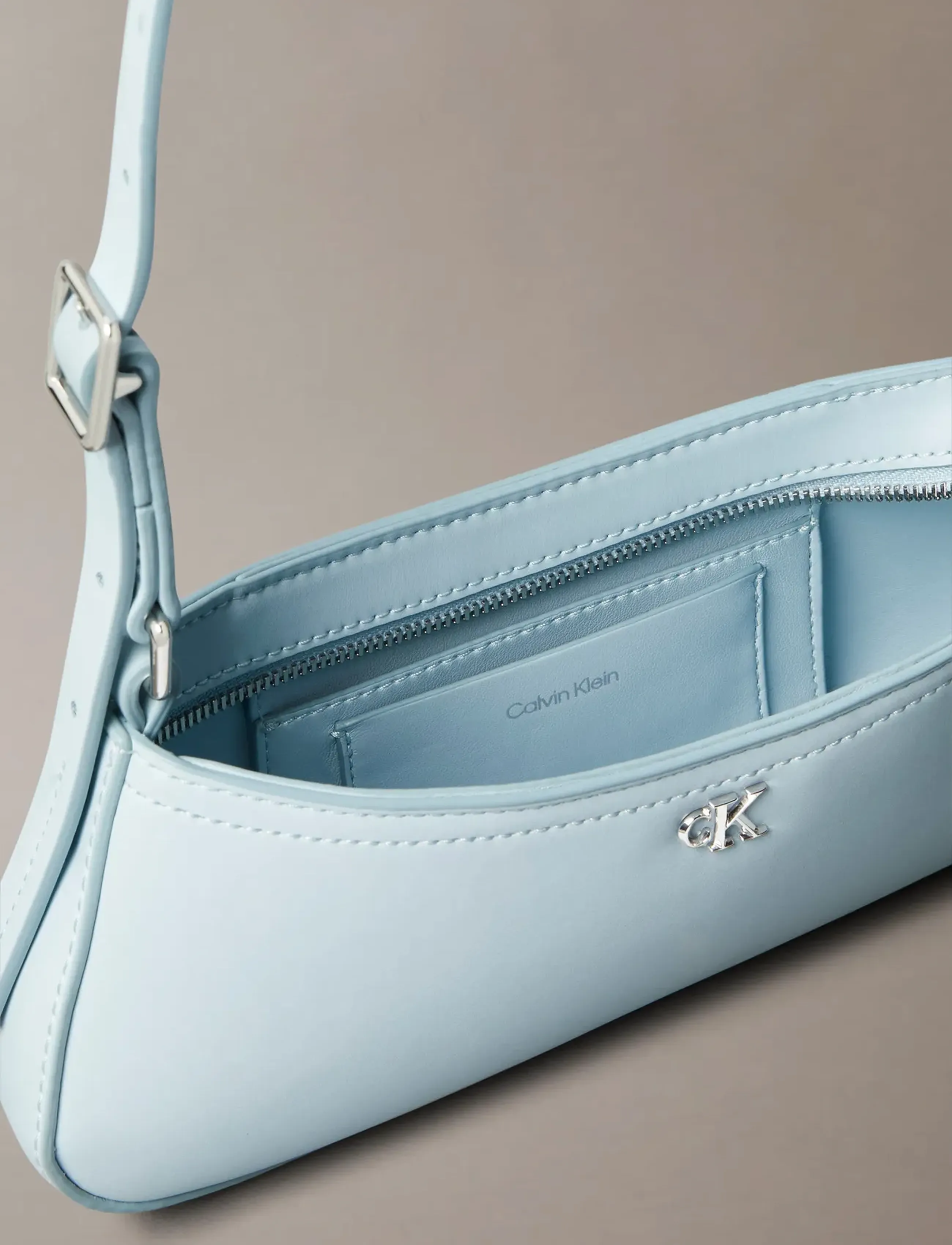 Calvin Klein - CK SMALL SHOULDER BAG - everyday style - palest blue - 1