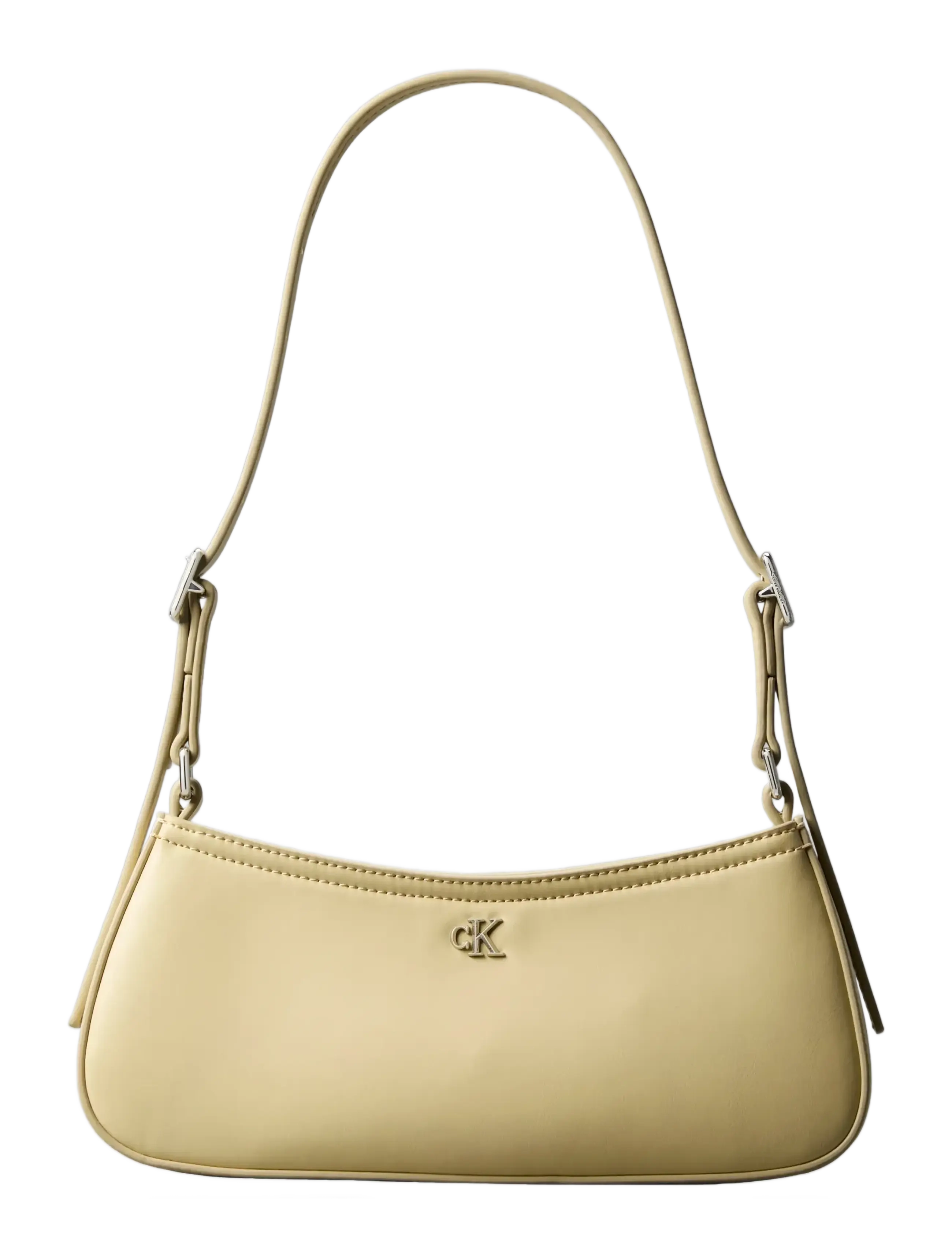 Calvin Klein CK SMALL SHOULDER BAG - Torby - PARSNIP / beige
