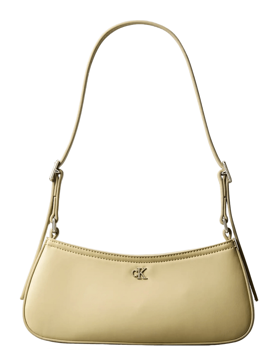 Calvin Klein - CK SMALL SHOULDER BAG - axelremsväskor - parsnip - 1