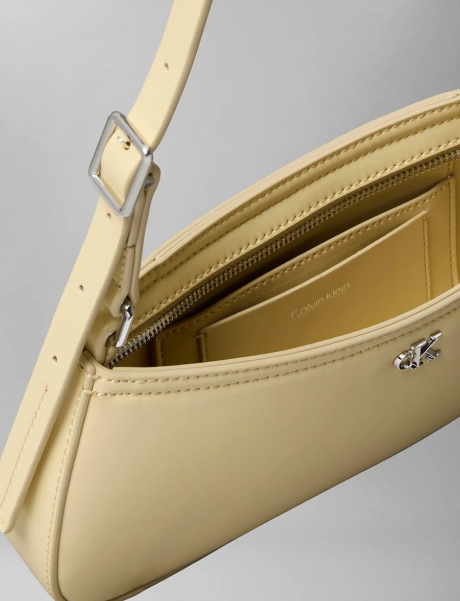 Calvin Klein - CK SMALL SHOULDER BAG - axelremsväskor - parsnip - 3