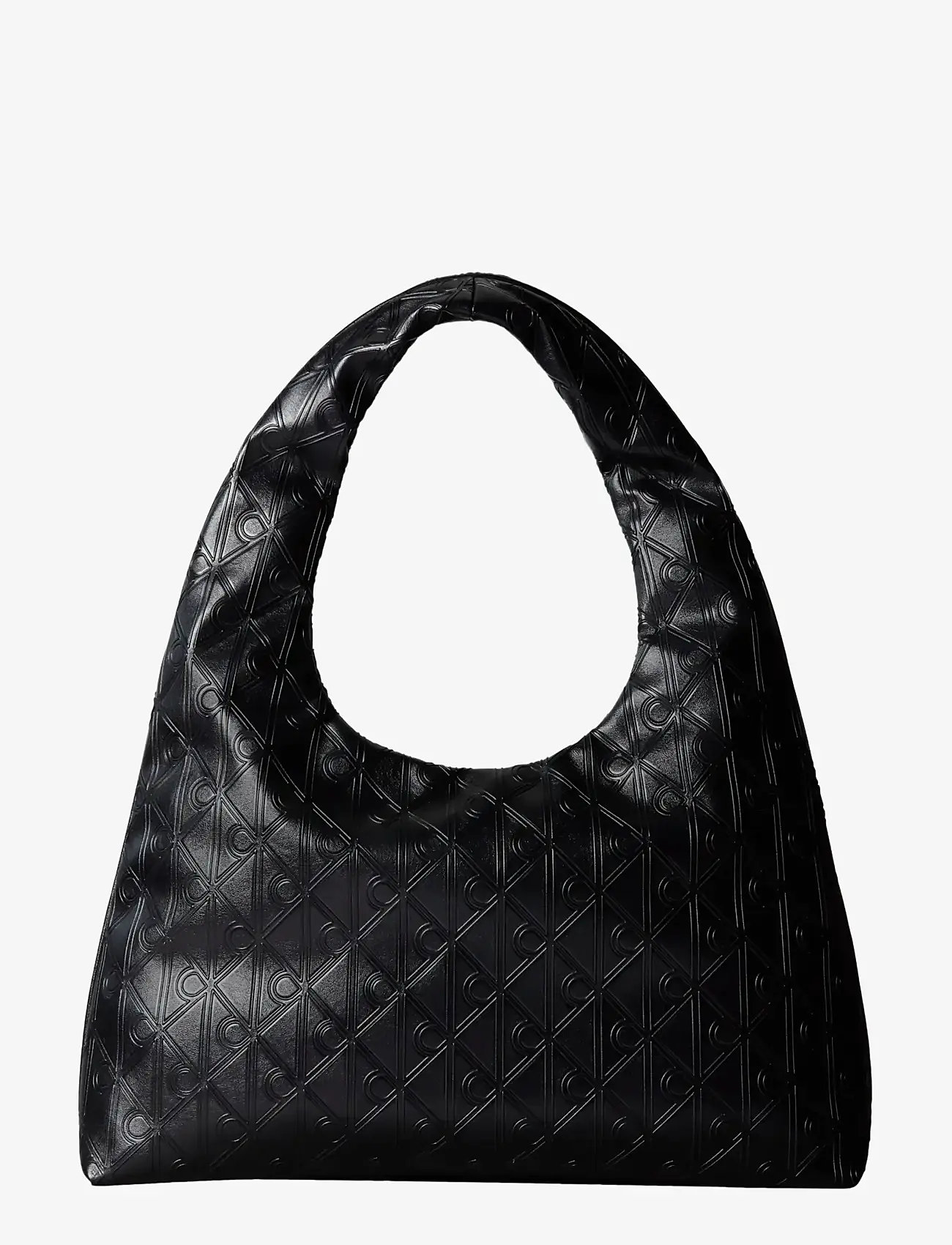 Calvin Klein - EMBLEM AOP PUFFER LG SHOULDER BA - erilised sündmused - black - 1