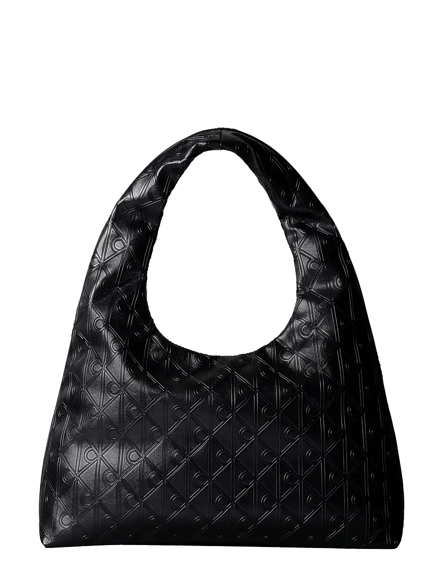 Calvin Klein - EMBLEM AOP PUFFER LG SHOULDER BA - alltags-style - black - 1
