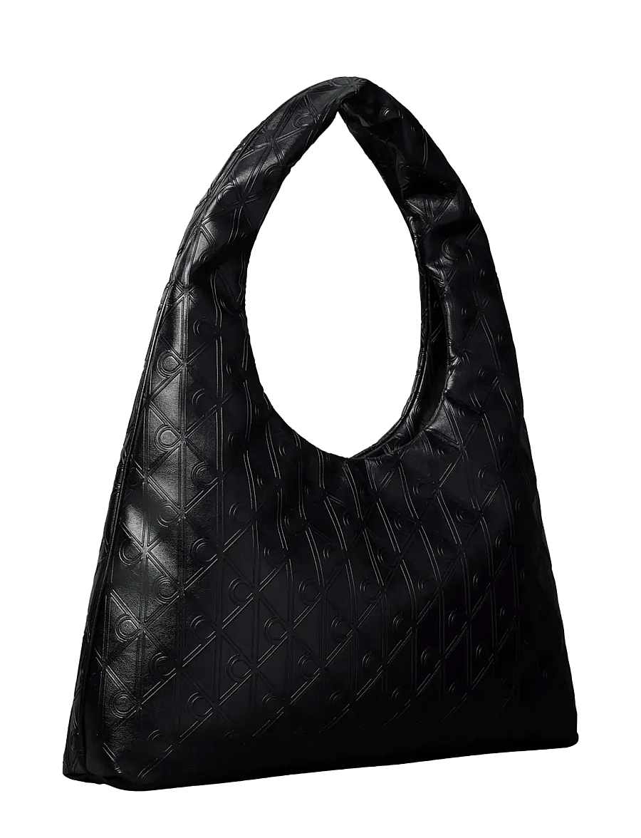 Calvin Klein - EMBLEM AOP PUFFER LG SHOULDER BA - alltags-style - black - 2