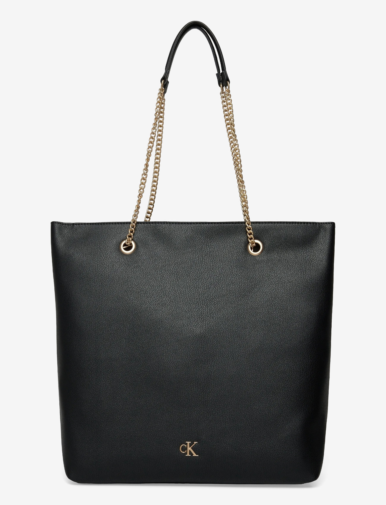 Calvin Klein - MINIMAL MONOGRAM CHAIN TOTE - accessoires - black - 0