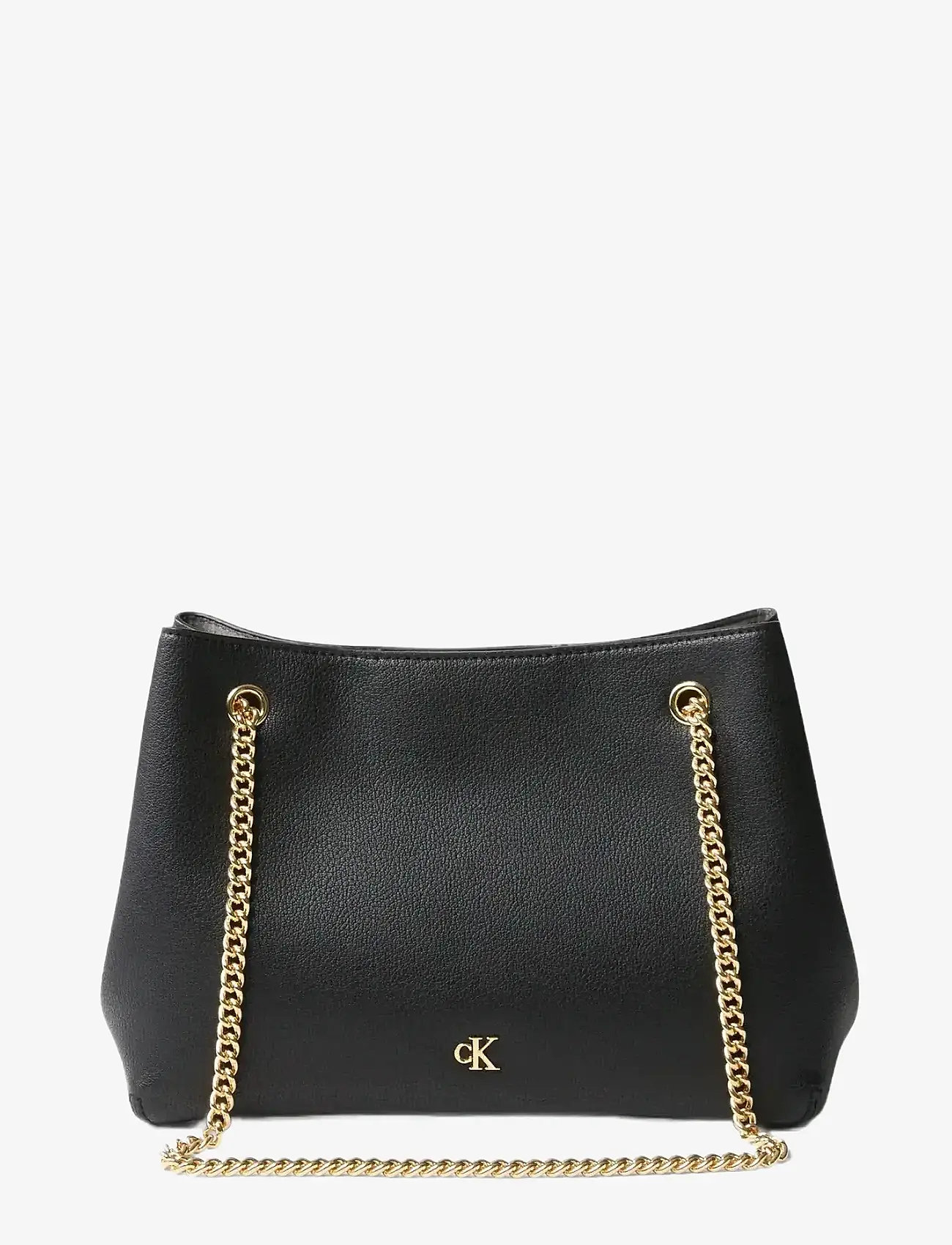 Calvin Klein - MINIMAL MONOGRAM SHOULDER BAG WI - birthday gifts - black - 0