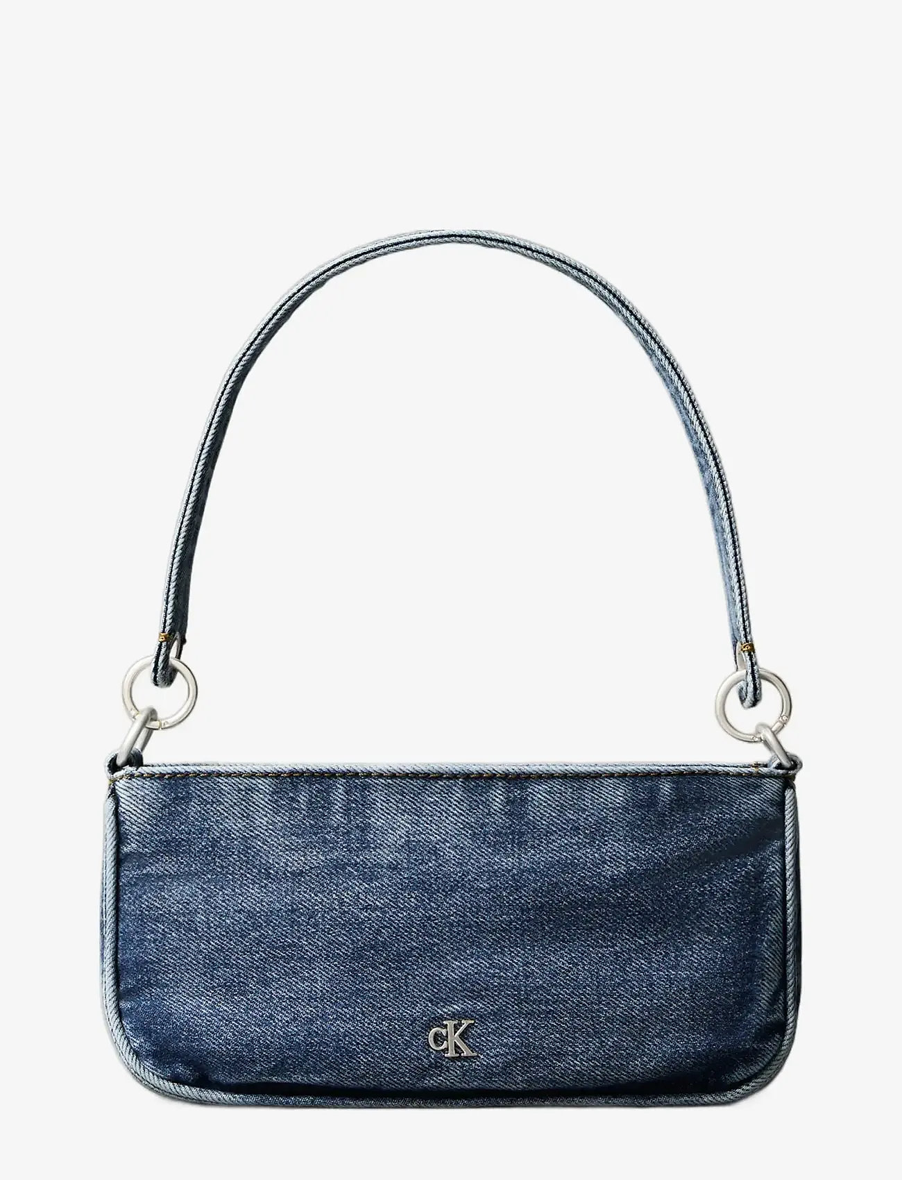 Calvin Klein - DENIM SHOULDER POUCH W/STRAP - special occasions - denim - 1