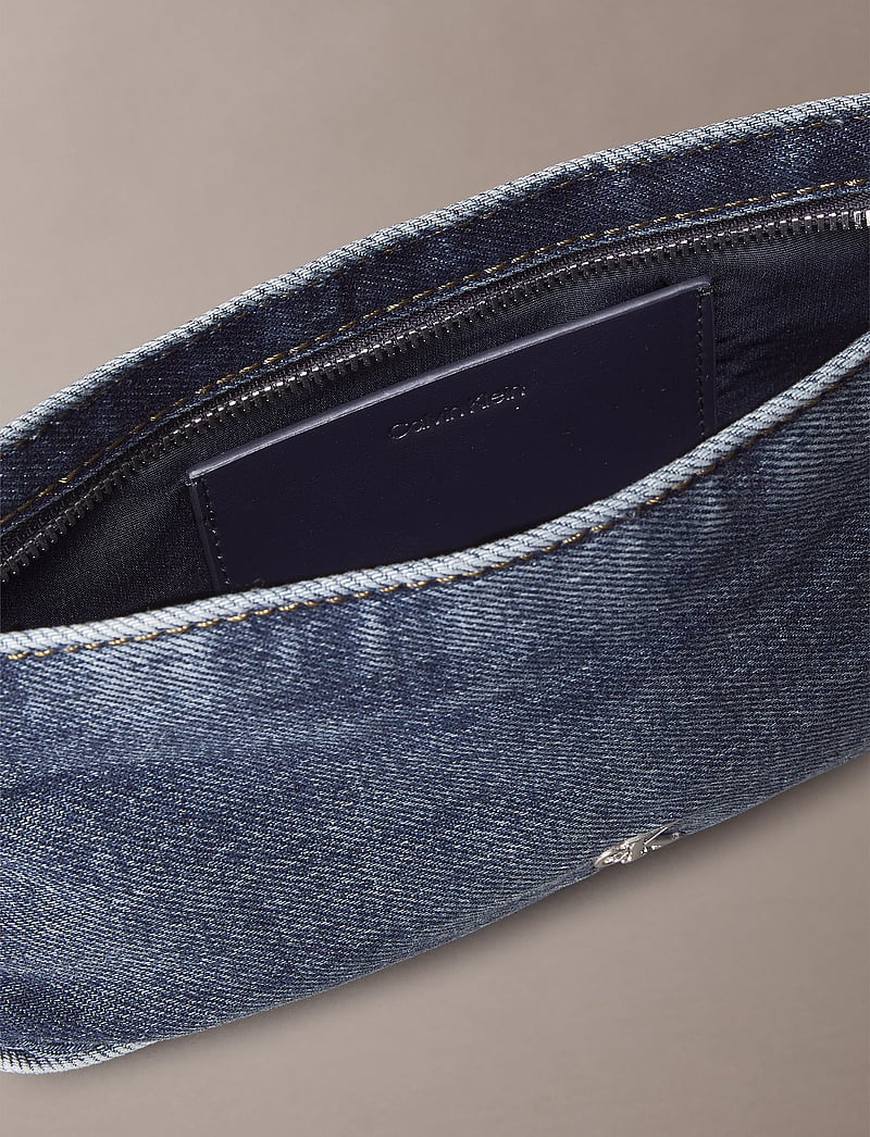 Calvin Klein - DENIM SHOULDER POUCH W/STRAP - special occasions - denim - 3
