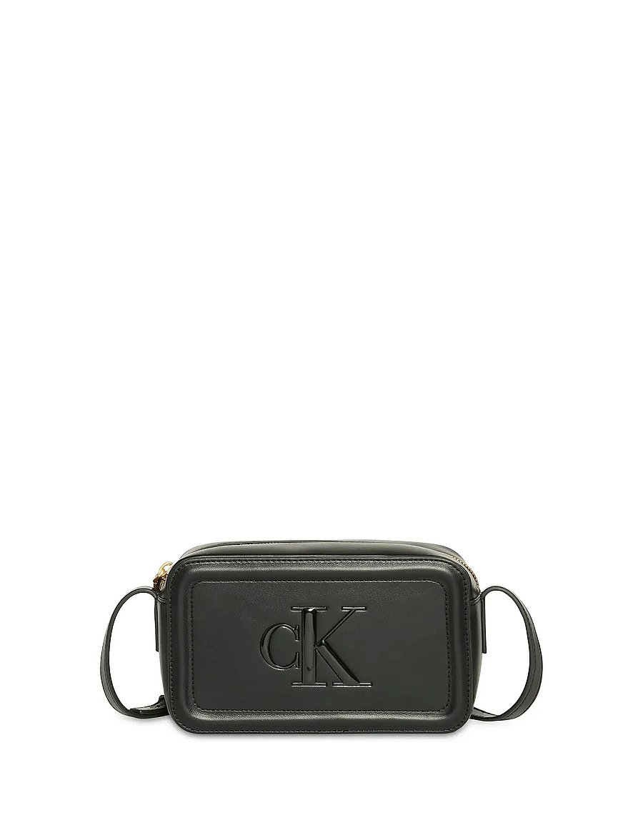 Calvin Klein - BOLD CK CAMERA BAG - crossbody bags - black - 5