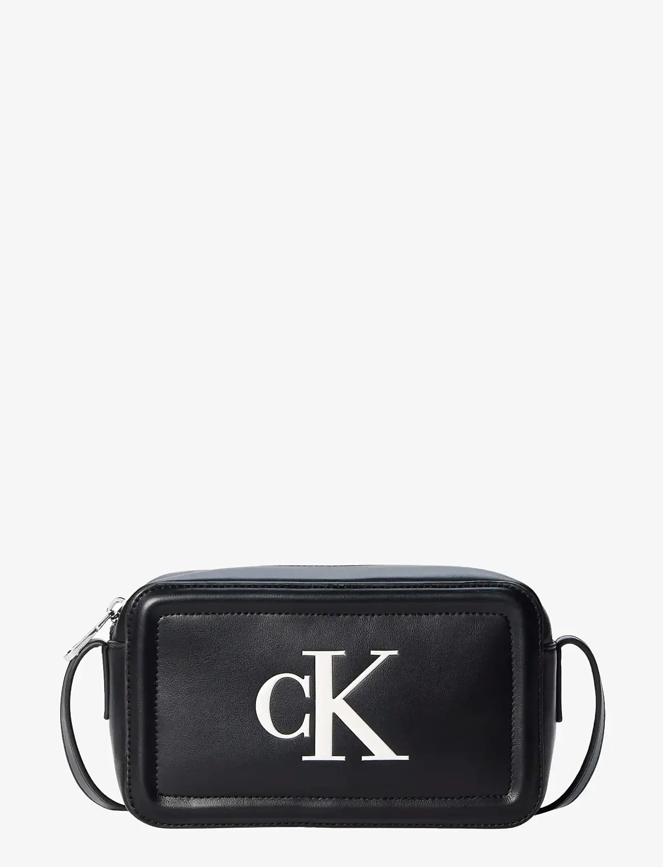Calvin Klein - BOLD CK CAMERA BAG - accessories - black white - 0