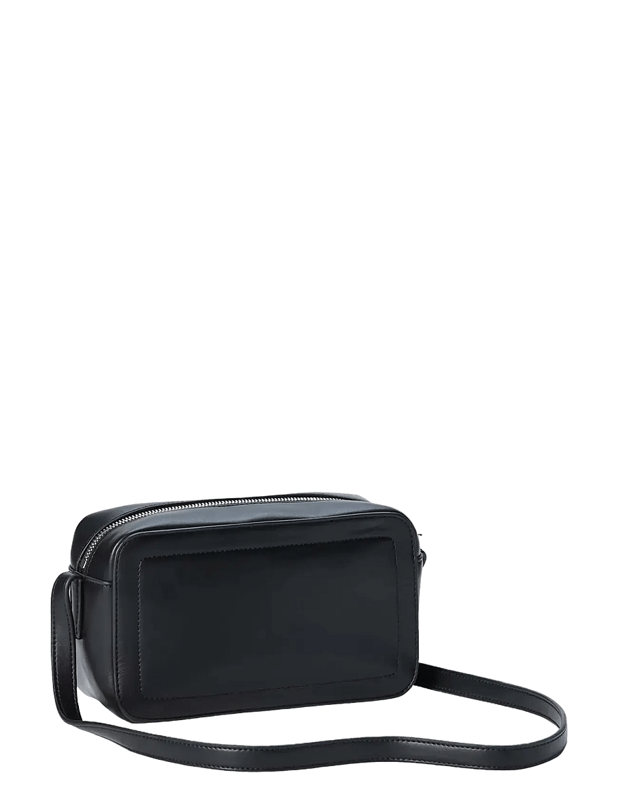 Calvin Klein - BOLD CK CAMERA BAG - umhängetaschen - black white - 2