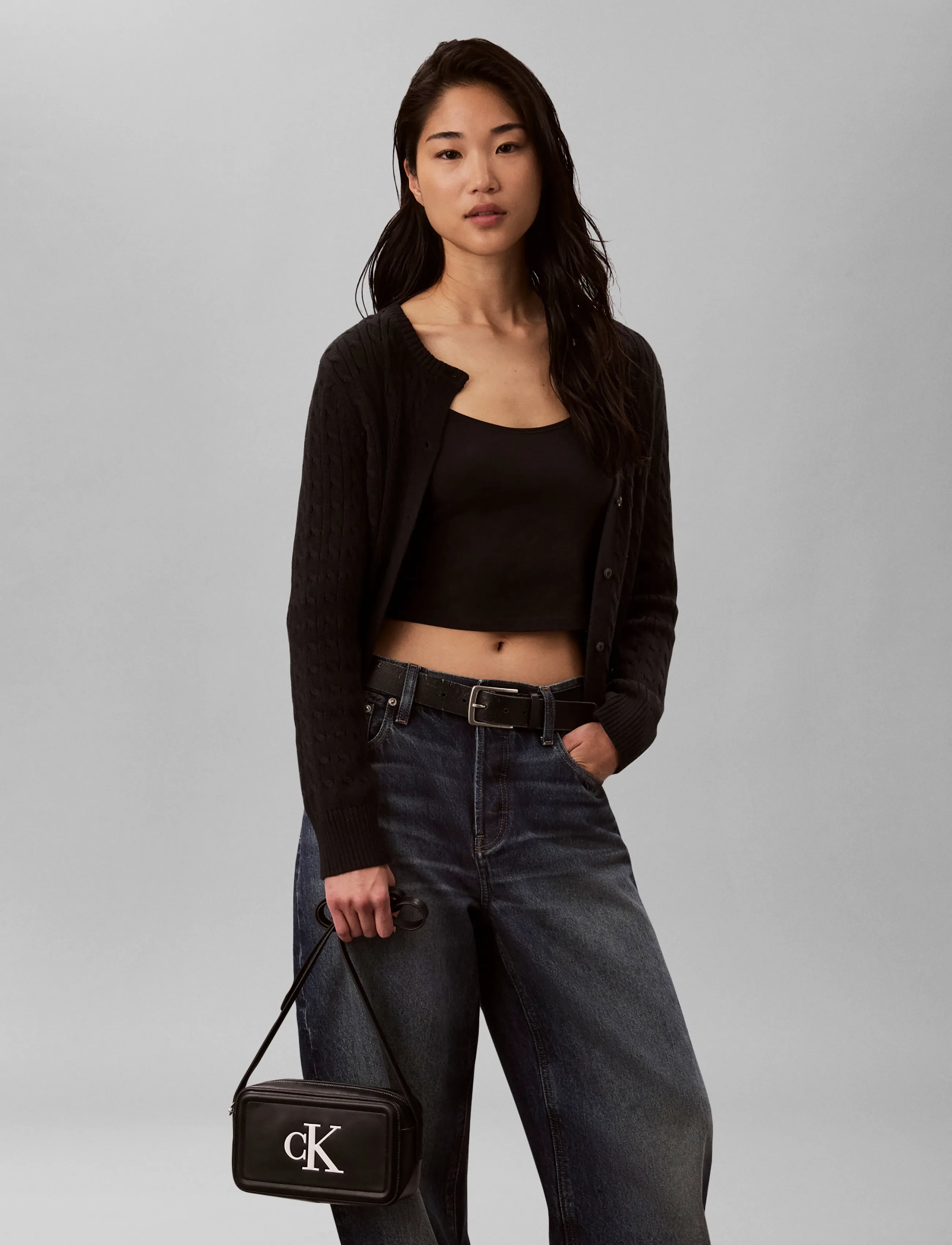 Calvin Klein Bold Ck Camera Bag, Kvinder, Kamerataske, Sort, Str: ONE SIZE