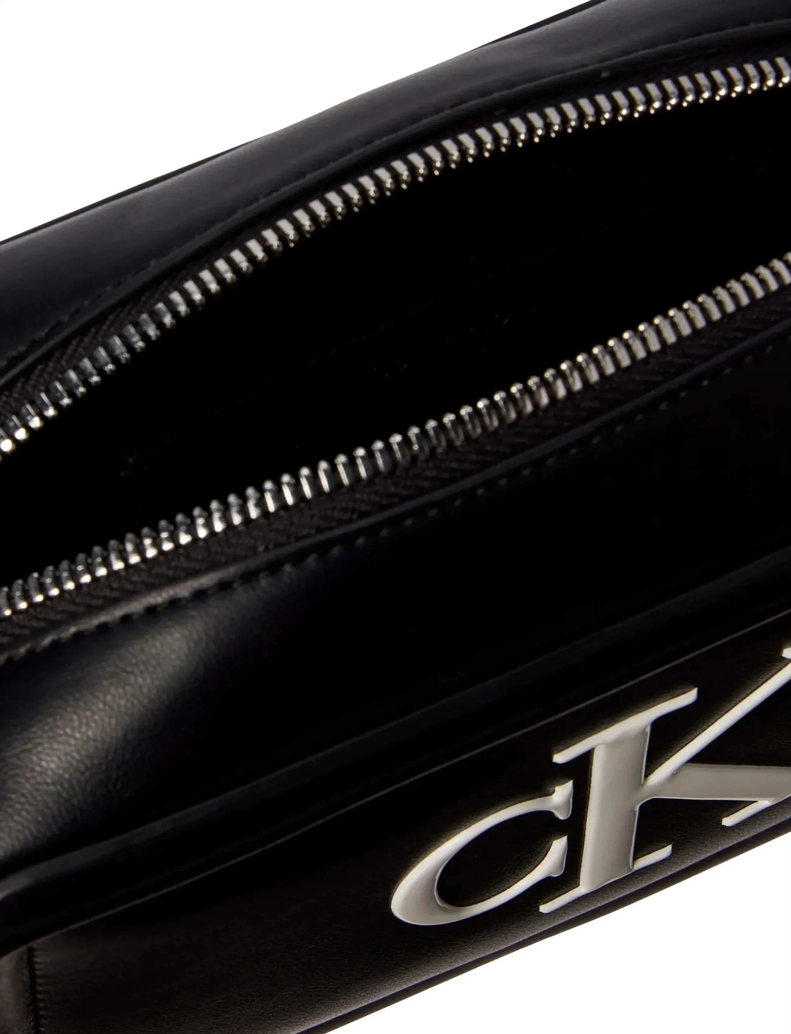 Calvin Klein - BOLD CK CAMERA BAG - accessoires - black white - 2