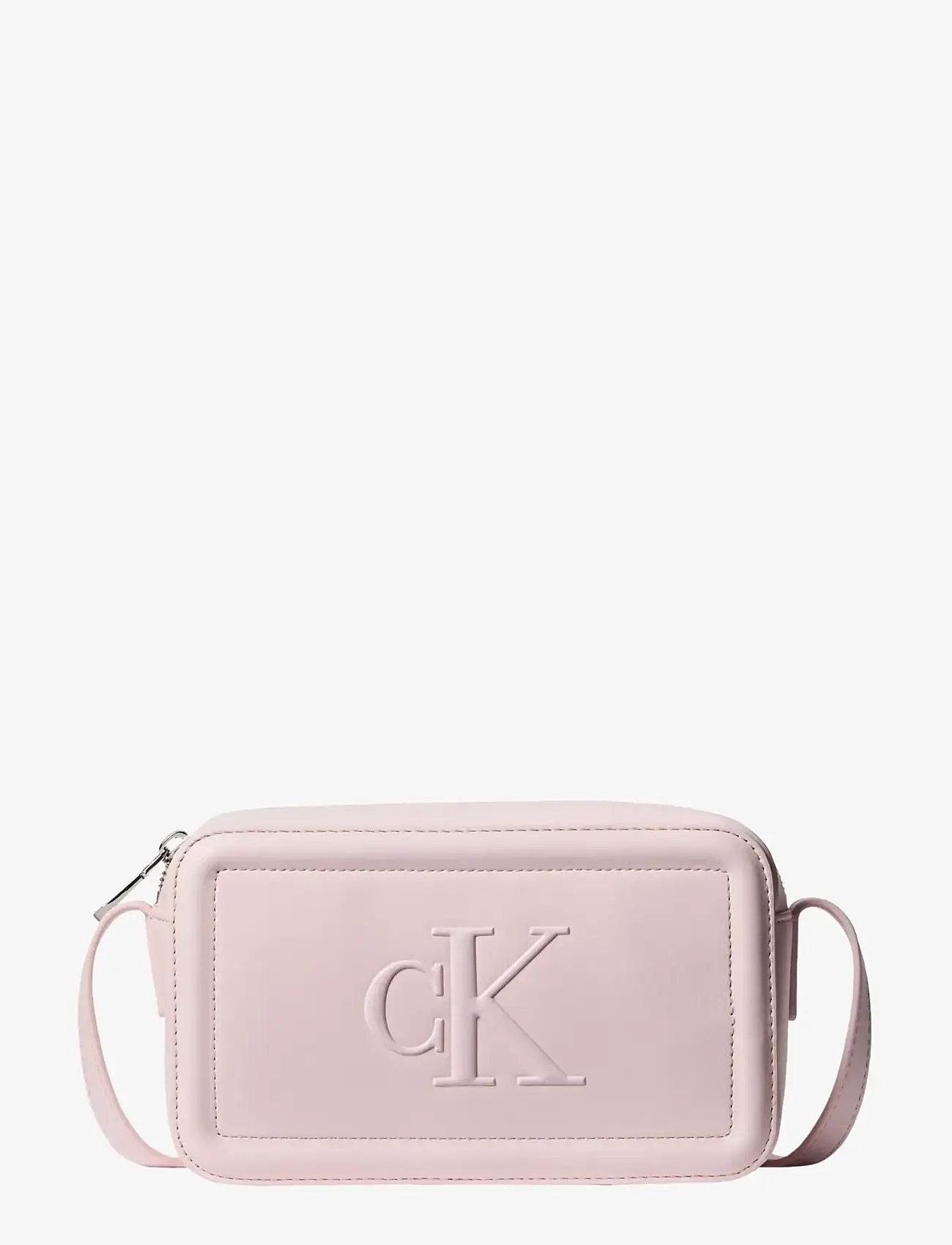 Calvin Klein - BOLD CK CAMERA BAG - crossbody bags - cradle pink - 0