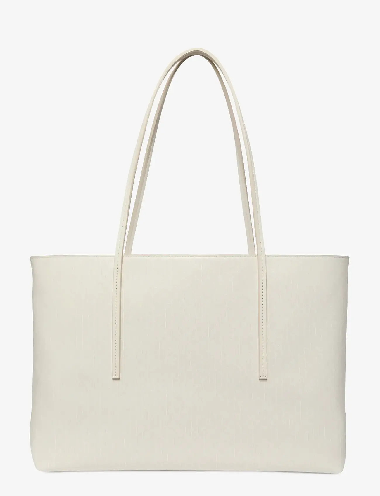 Calvin Klein - EMBLEM AOP TOTE W/ POUCH - shoppers - lily white aop - 3
