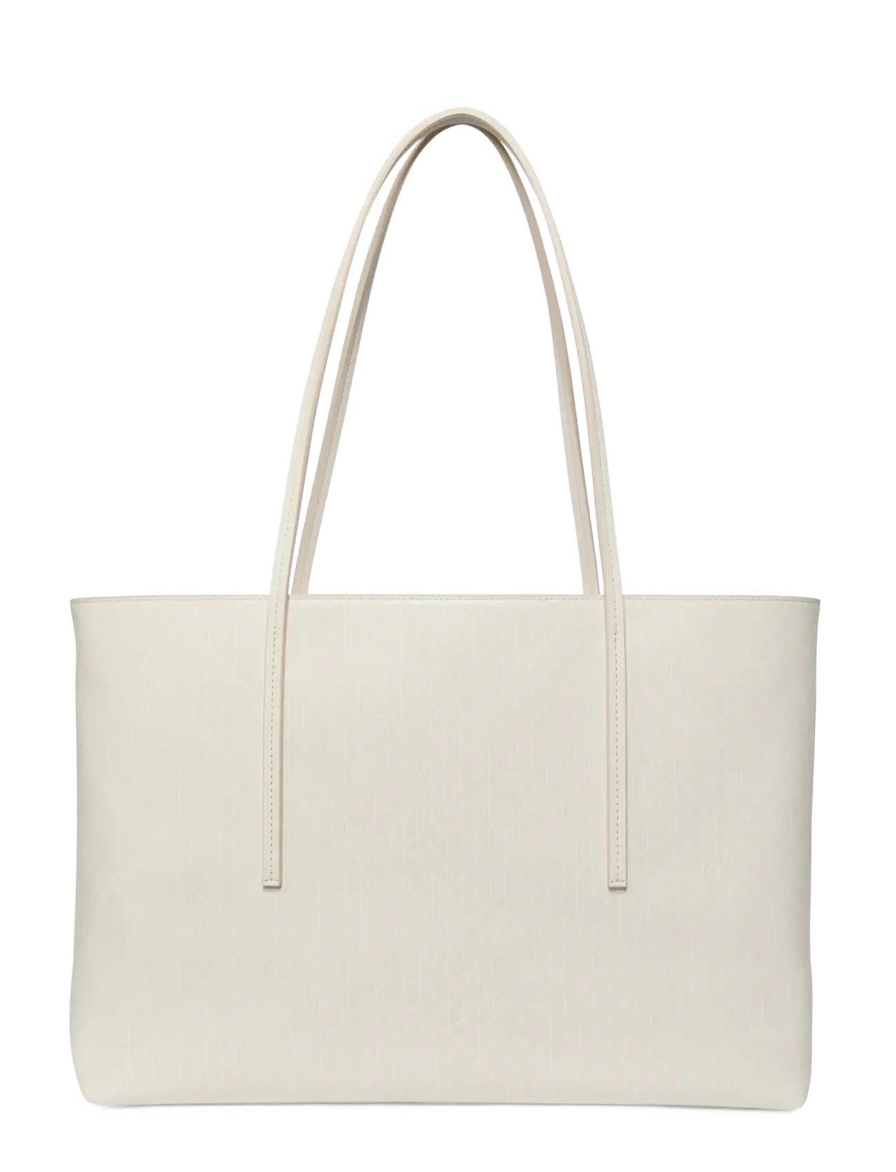 Calvin Klein - EMBLEM AOP TOTE W/ POUCH - shoppers - lily white aop - 3