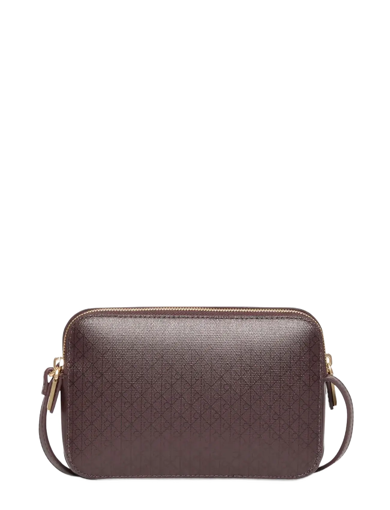 CALVIN KLEIN Emblem Aop Elongated Camera Tasche Braun - One Size - Damen