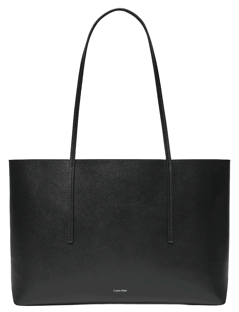 Calvin Klein - FOIL LOGO TOTE W/POUCH - shoppere - black/toasted coconut - 1
