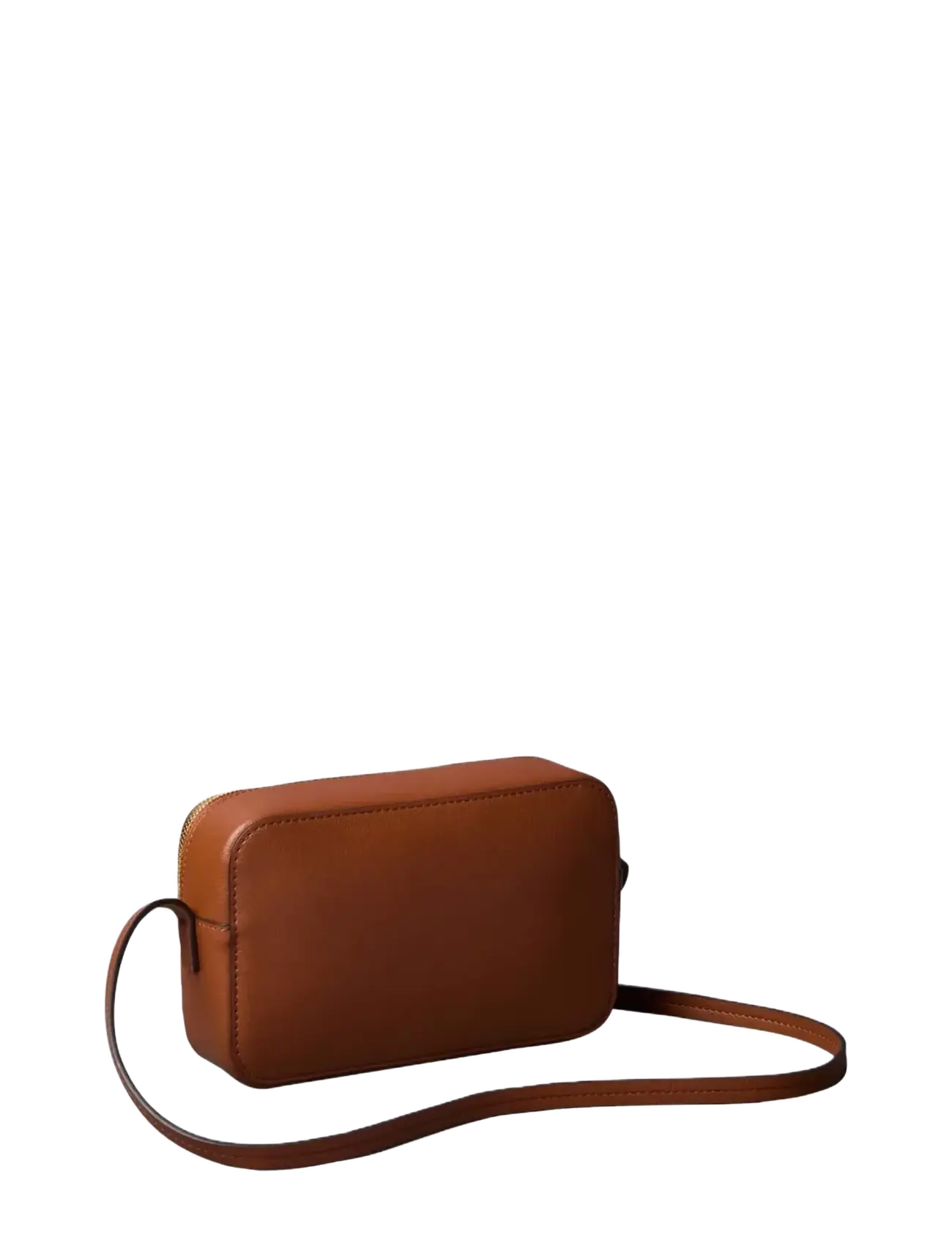 Calvin Klein - FOIL LOGO ELONGATED CAMERA BAG - crossbody bags - natural umber - 1