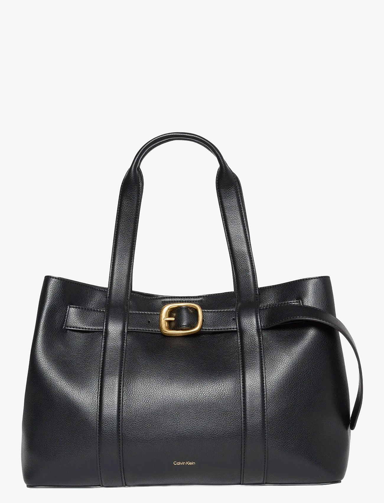 Calvin Klein - BUCKLE MEDIUM TOTE - black - 0
