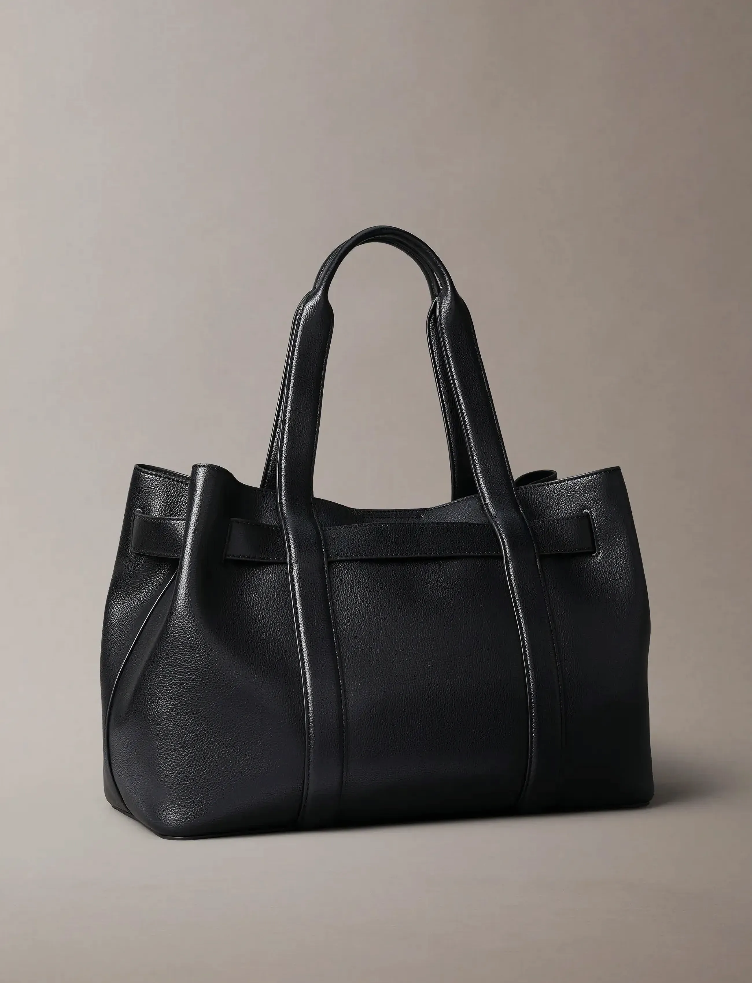 Calvin Klein - BUCKLE MEDIUM TOTE - black - 4