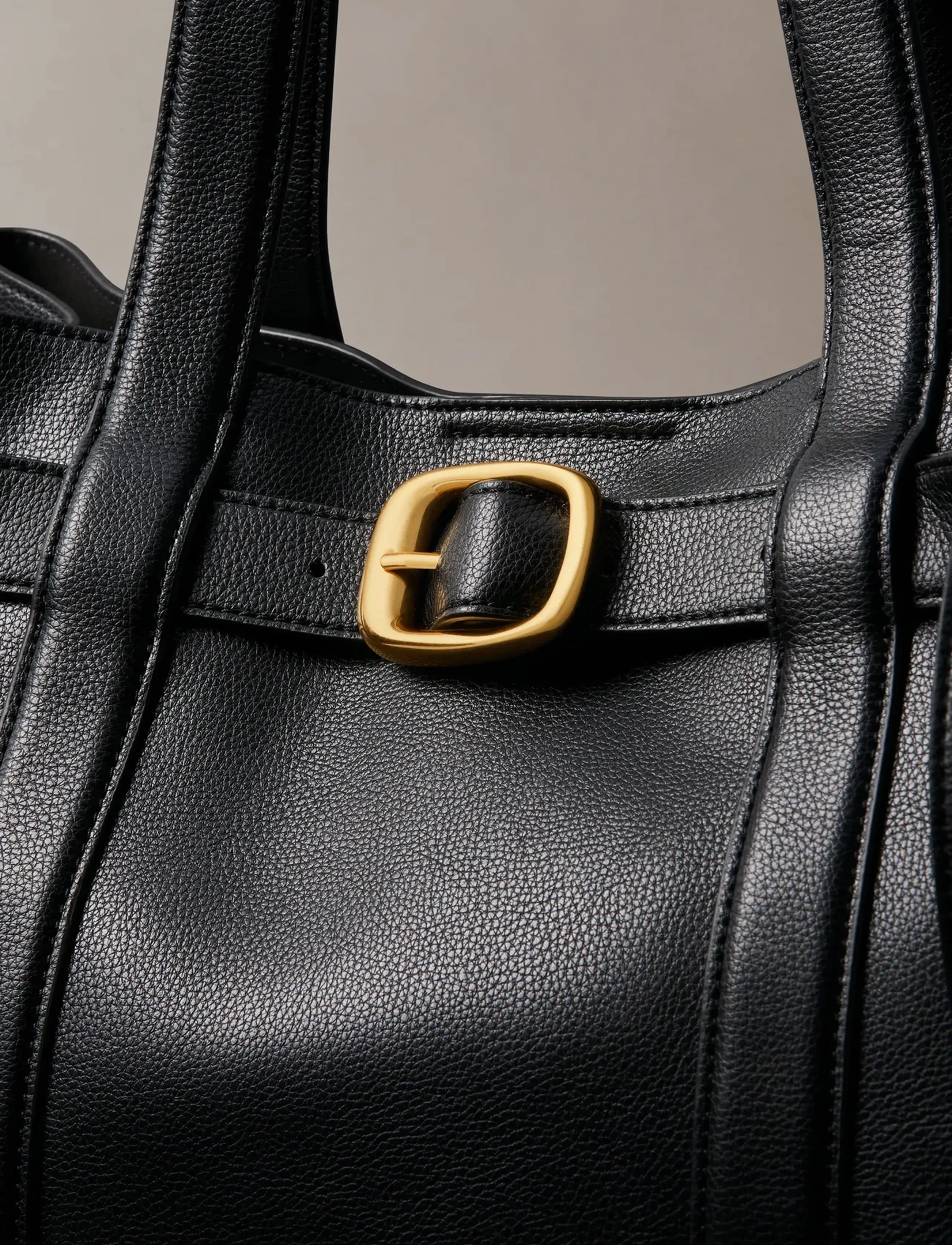Calvin Klein - BUCKLE MEDIUM TOTE - black - 5