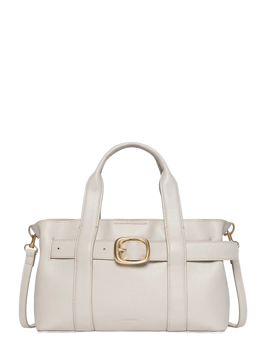 Calvin Klein - BUCKLE MINI TOTE WITH STRAP - chateau - 0
