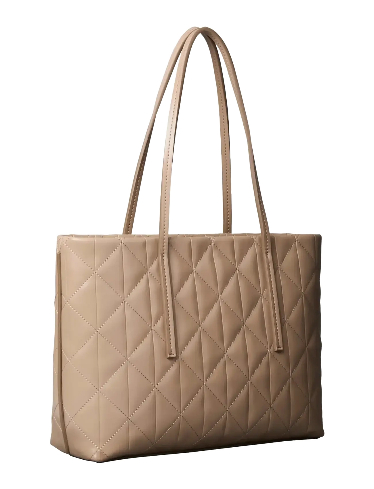 Calvin Klein - QUILTED SMALL TOTE - party wear at outlet prices - desert taupe - 2