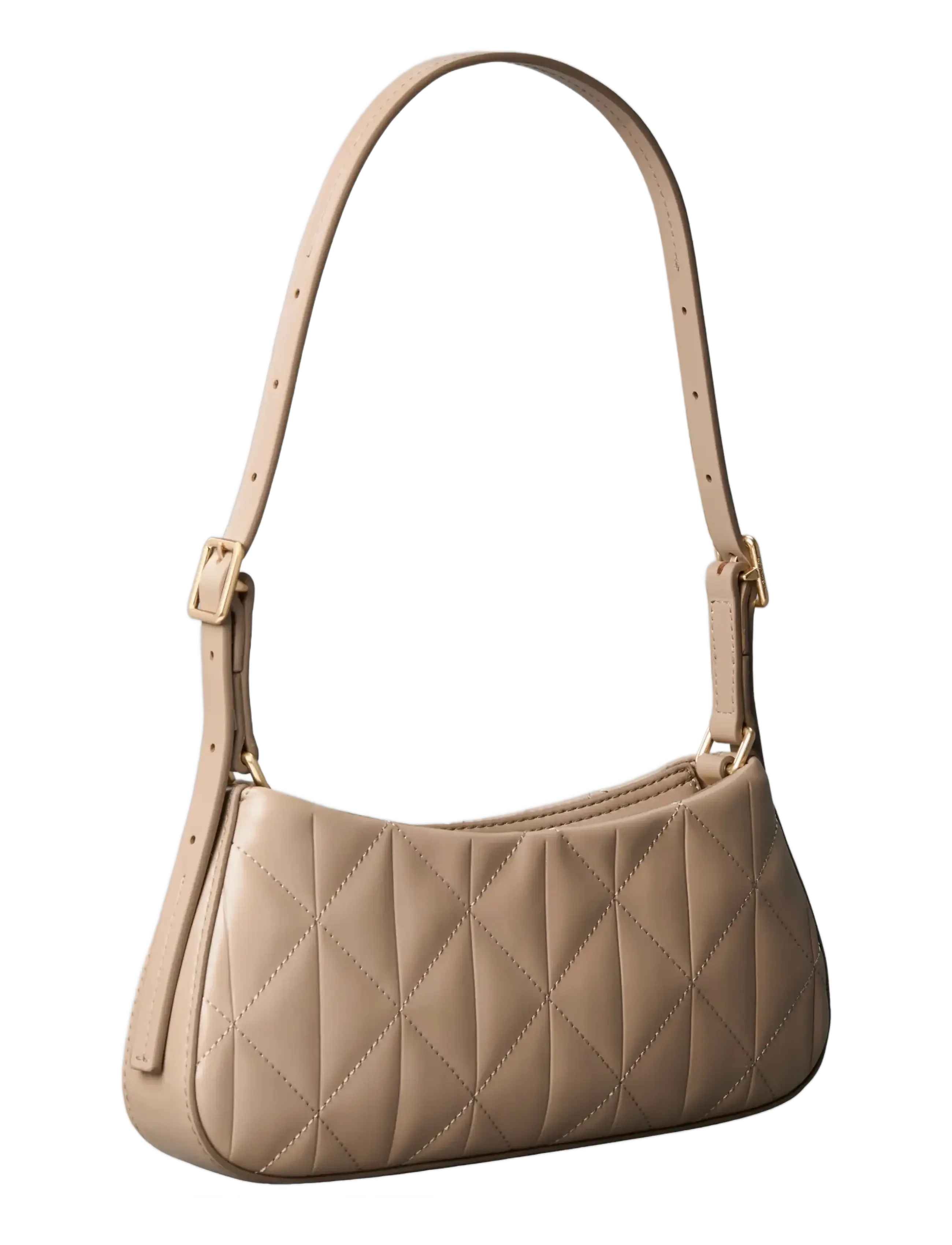 Calvin Klein - QUILTED SM SHOULDER BAG - sacs à bandoulière - desert taupe - 2