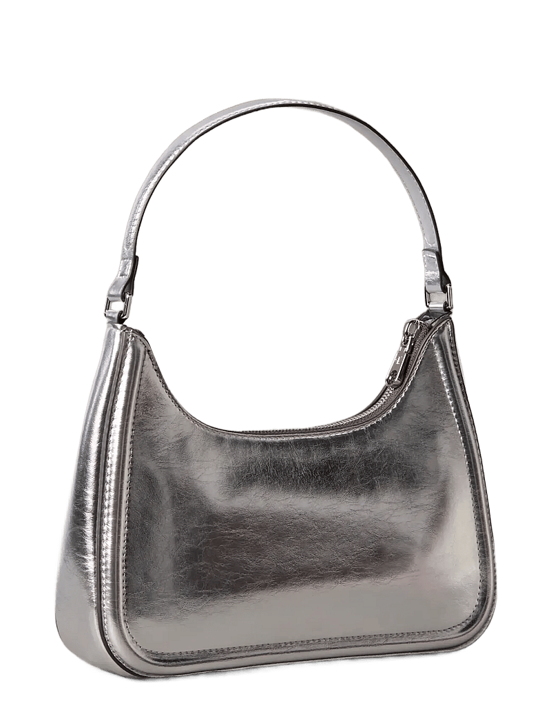 Calvin Klein - BOLD CK METALLIC SHOULDER BAG - besondere anlässe - silver metallic - 2