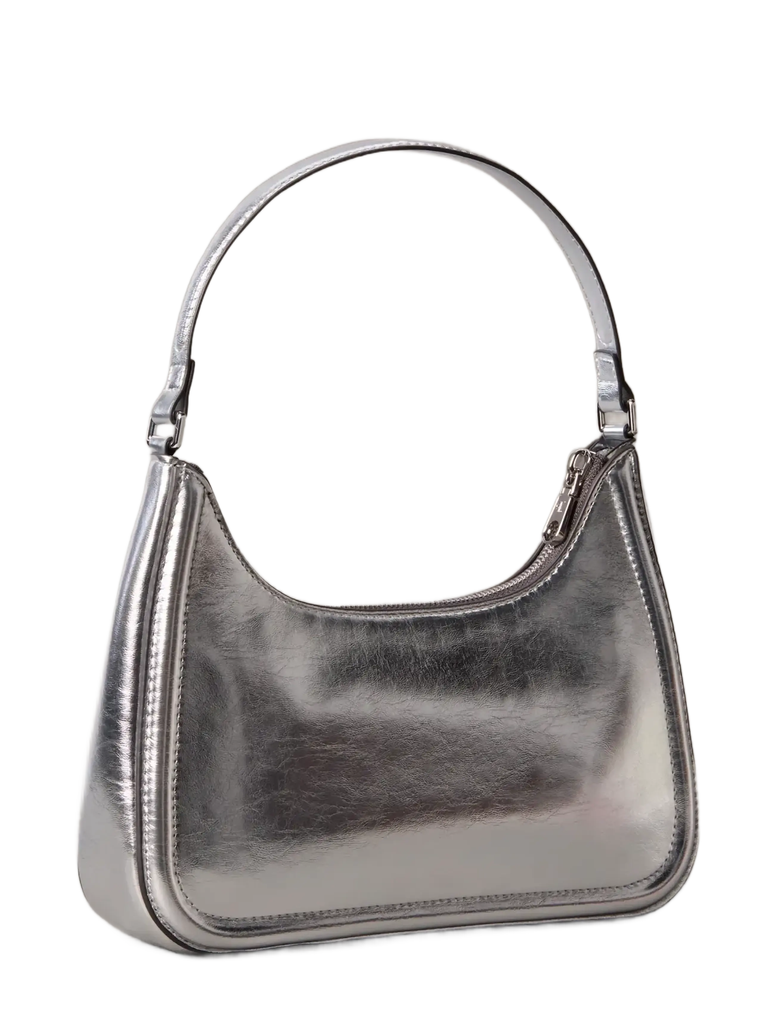 Calvin Klein - BOLD CK METALLIC SHOULDER BAG - plecu somas - silver metallic - 2
