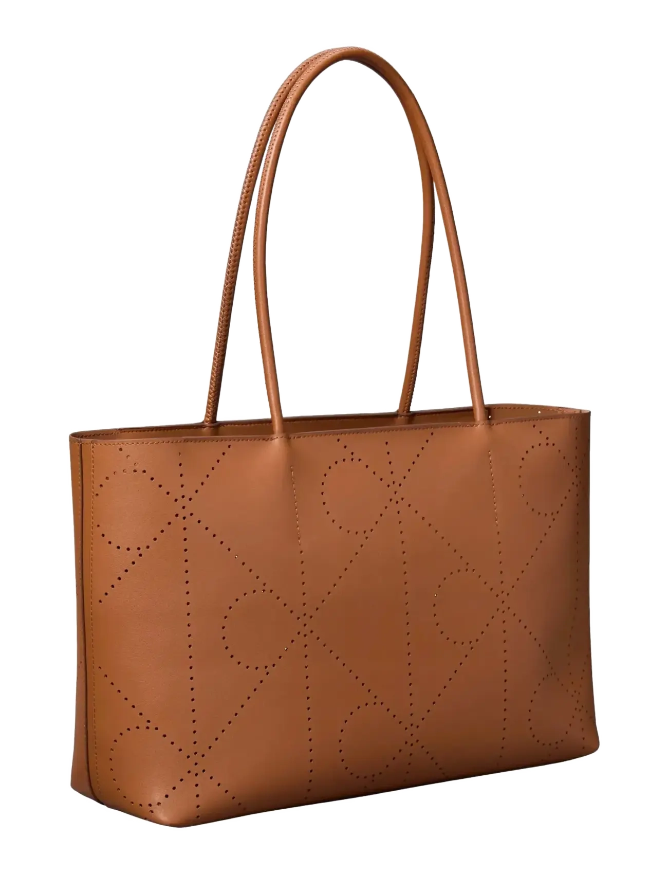 Calvin Klein - EMBLEM AOP PERFOR LTHR TOTE - shopper - argan oil - 2