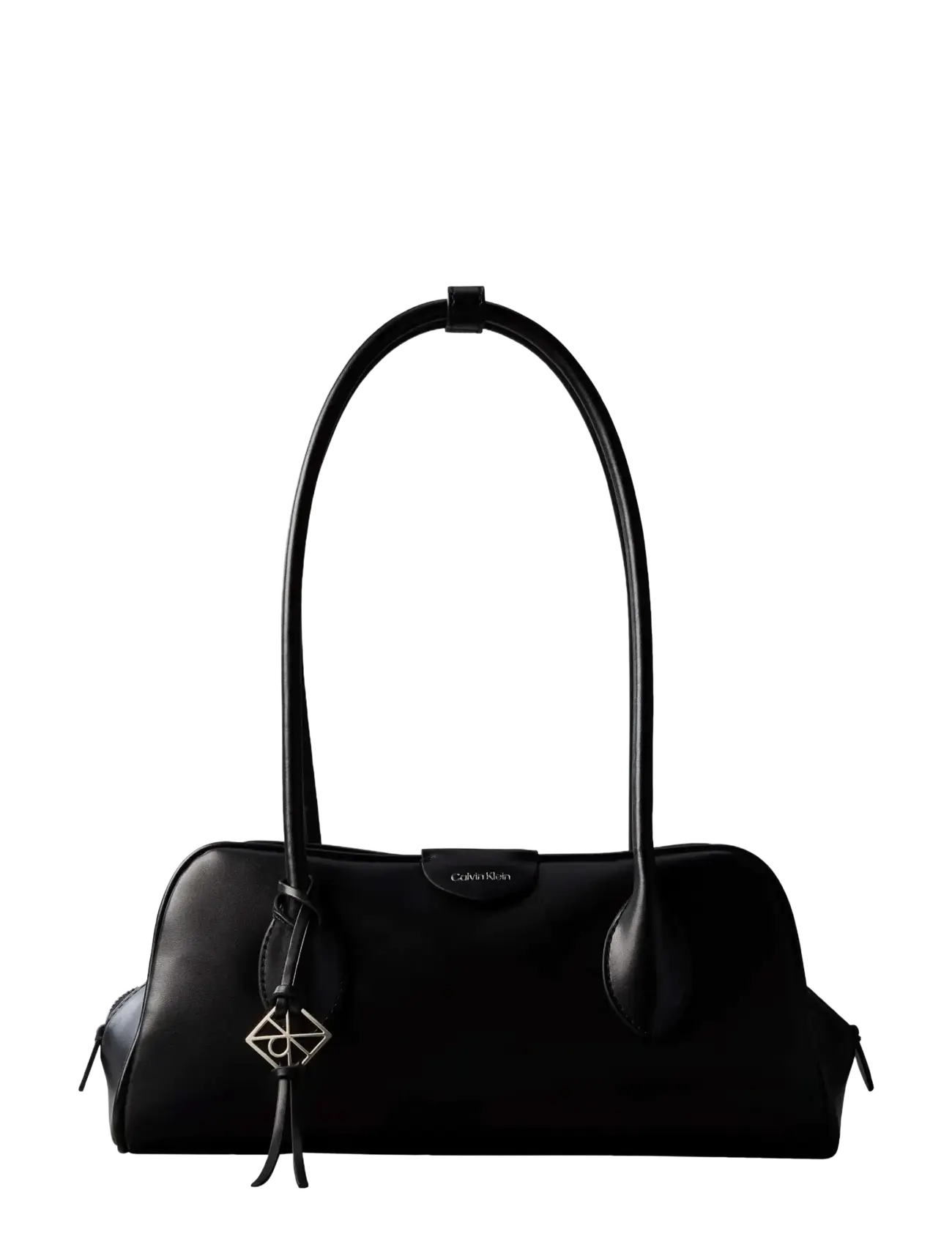 Calvin Klein EMBLEM TRIO SHOULDER BAG - Torby - BLACK / black