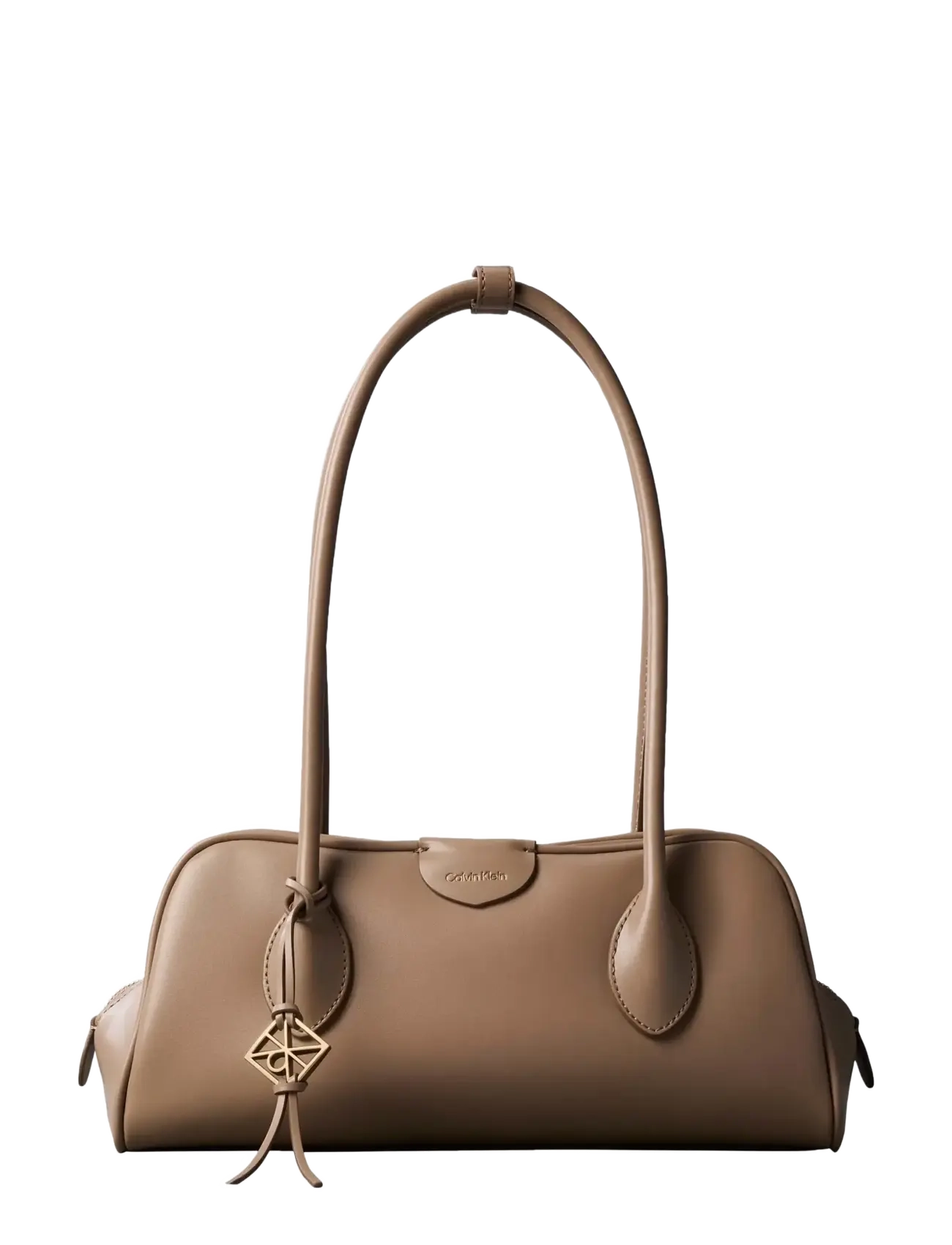 Calvin Klein EMBLEM TRIO SHOULDER BAG - Taschen - DESERT TAUPE / beige