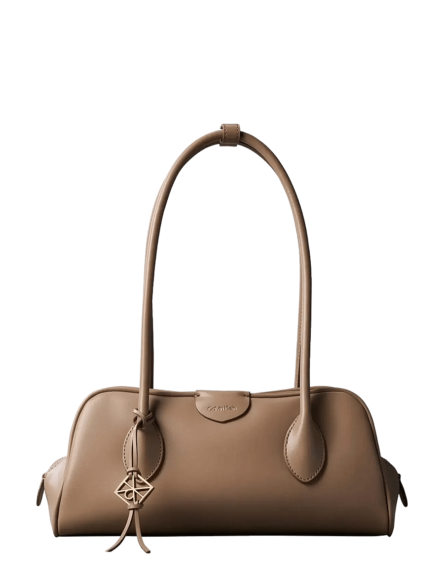 Calvin Klein - EMBLEM TRIO SHOULDER BAG - hverdags stil - desert taupe - 1