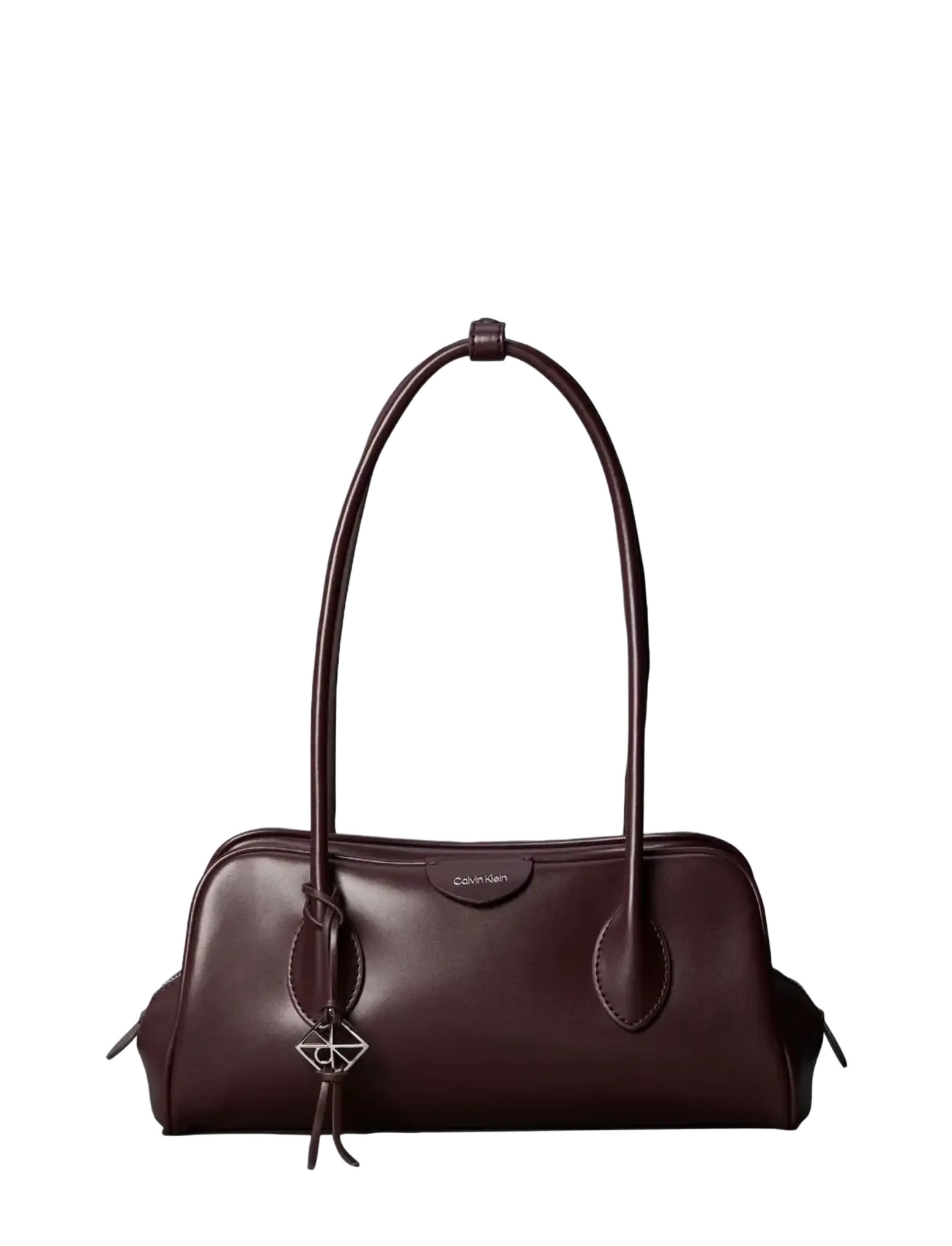 Calvin Klein EMBLEM TRIO SHOULDER BAG - Taschen - FUDGE / brown