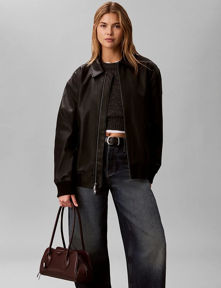 Calvin Klein - EMBLEM TRIO SHOULDER BAG - schultertaschen - fudge - 0