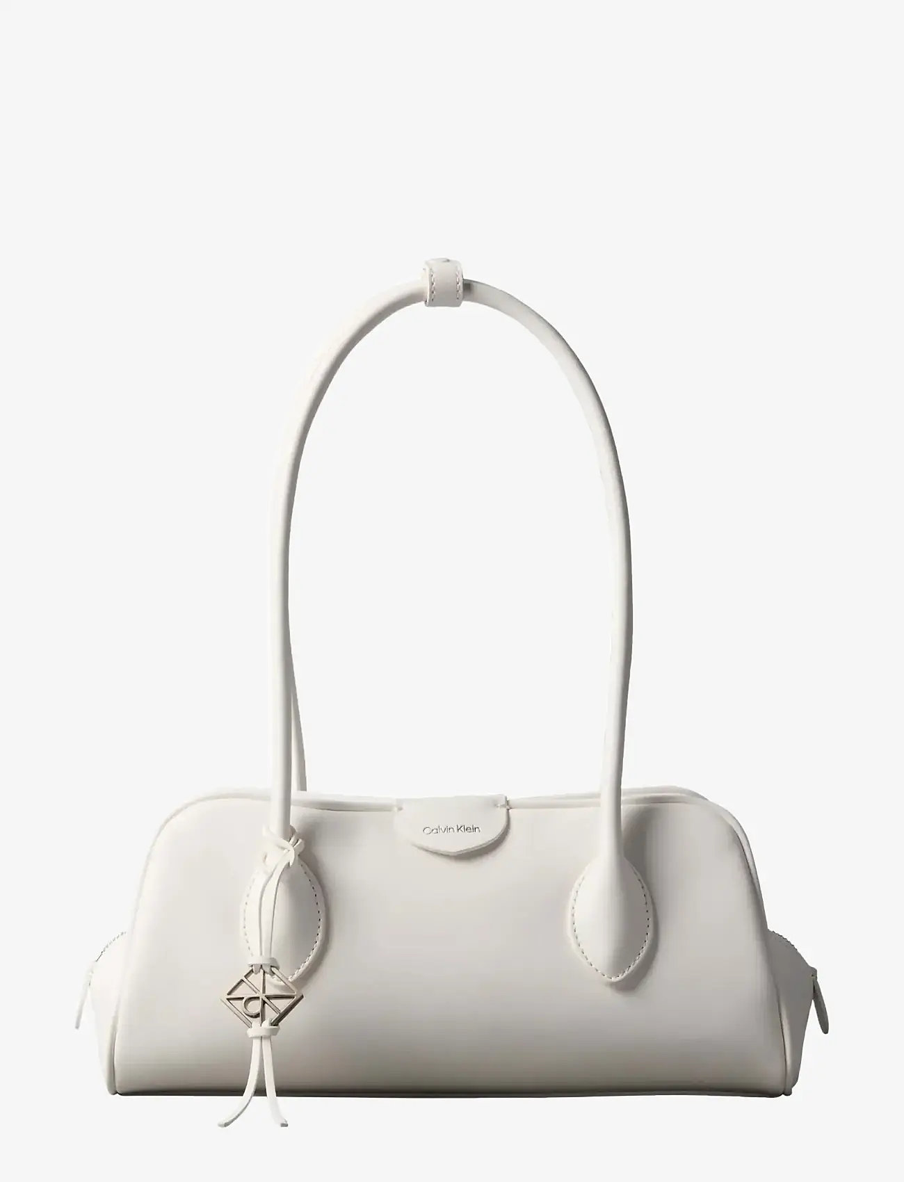 Calvin Klein - EMBLEM TRIO SHOULDER BAG - everyday style - white alyssum - 1